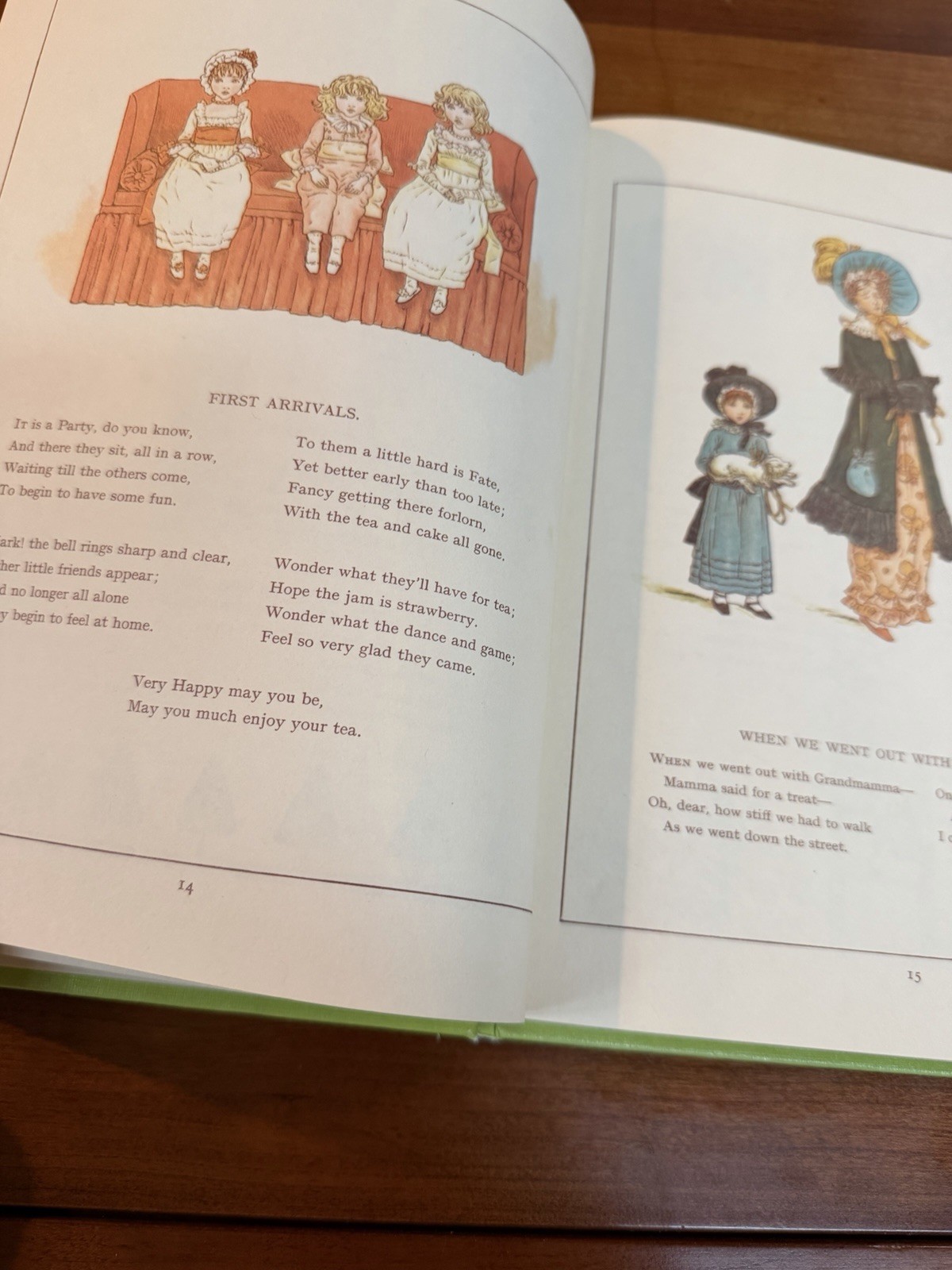 MARIGOLD GARDEN Pictures & Rhymes by Kate Greenaway VINTAGE Frederick Warne & Co