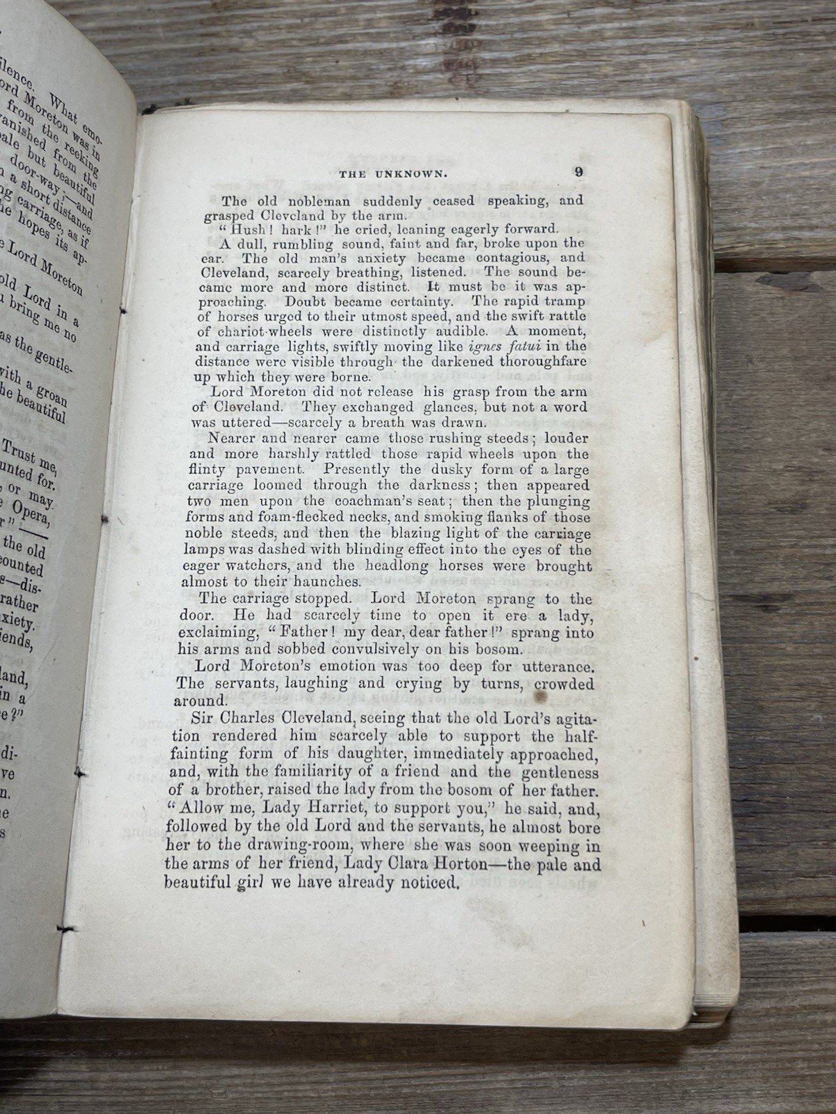 The Unknown, A Prize Tail -SCARCE Pierce C. Grace 1849 Chambers & Knapp First Ed