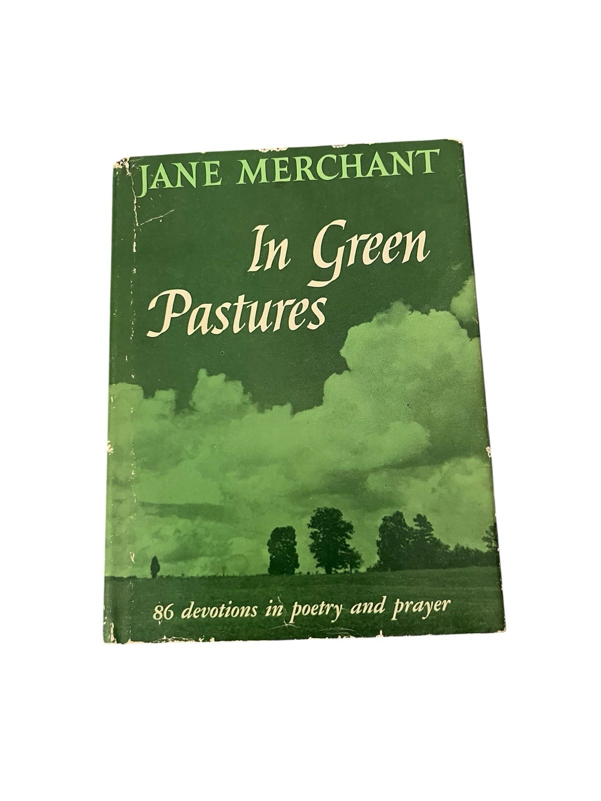 In Green Pastures Jane Merchant 1959 86 Devotions in Poetry & Prayer HC DJ