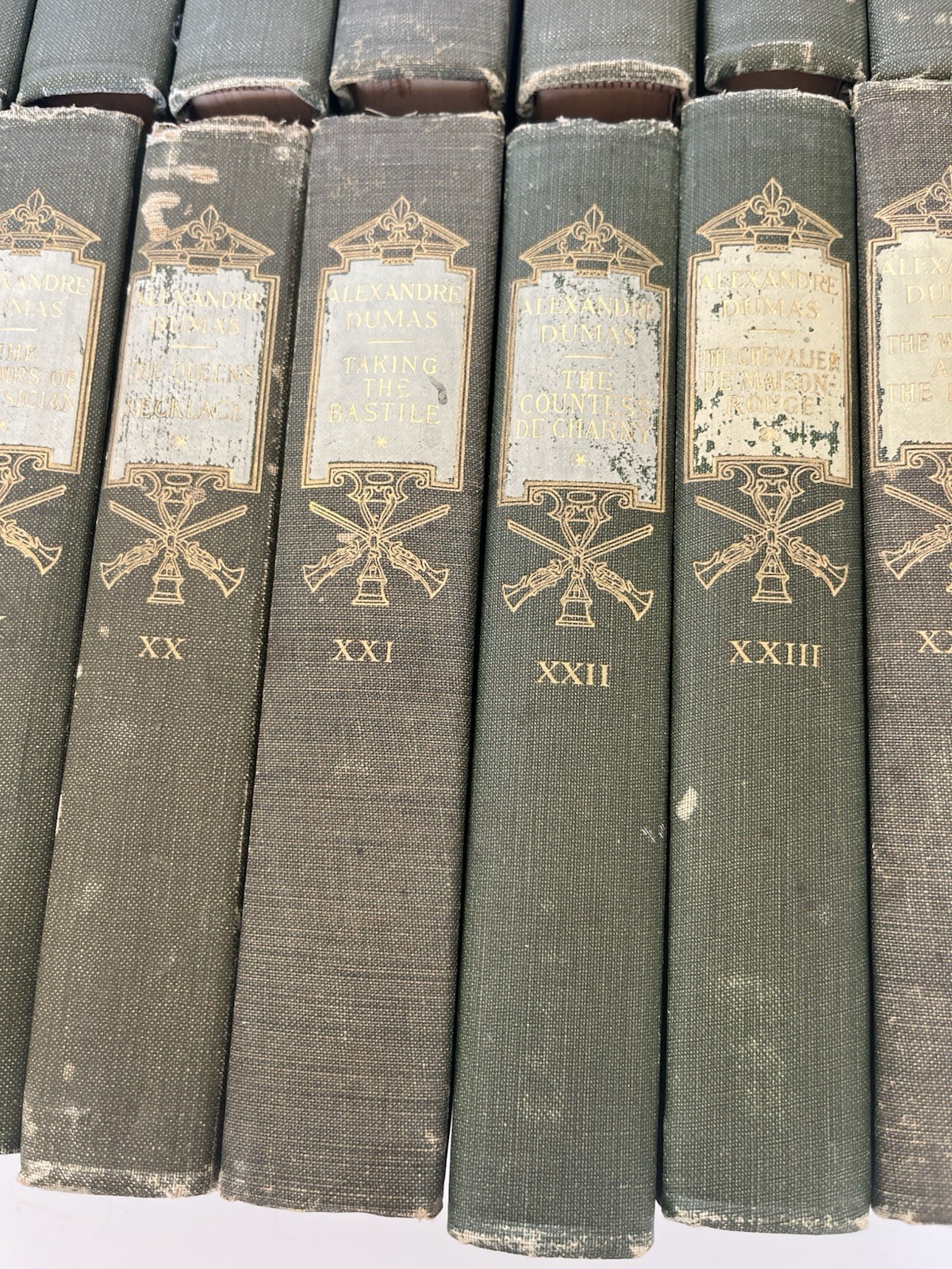 The Romances Of Alexandre Dumas 25 Vol/HC 1910 PF Collier Son
