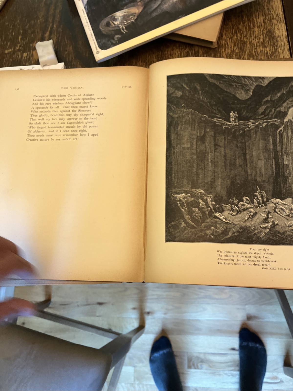 Dante’s Inferno Illustrated by Gustave Dore c. Altemus Edit. Vintage Book READ
