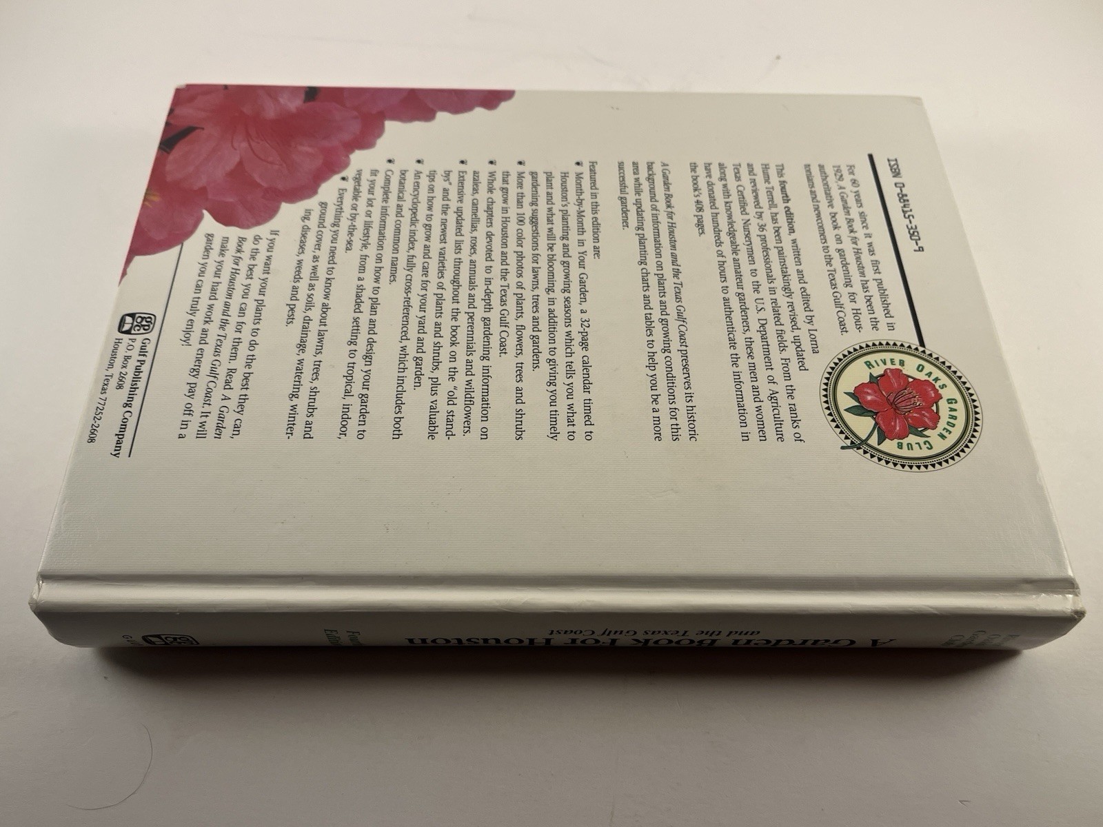 A Garden Book for Houston & Texas Gulf Coast River Oaks Garden Club 4th Ed 1989
