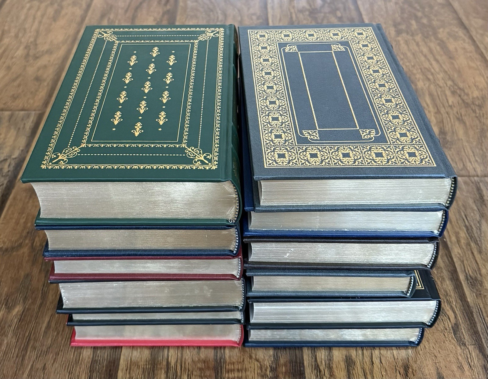 Lot of 12 Franklin Library Hardcover Books — Faux Leather — See Description