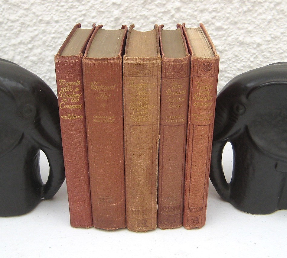 Classic Vintage, Antique Literature Bundle x 5, T.Nelson & Sons