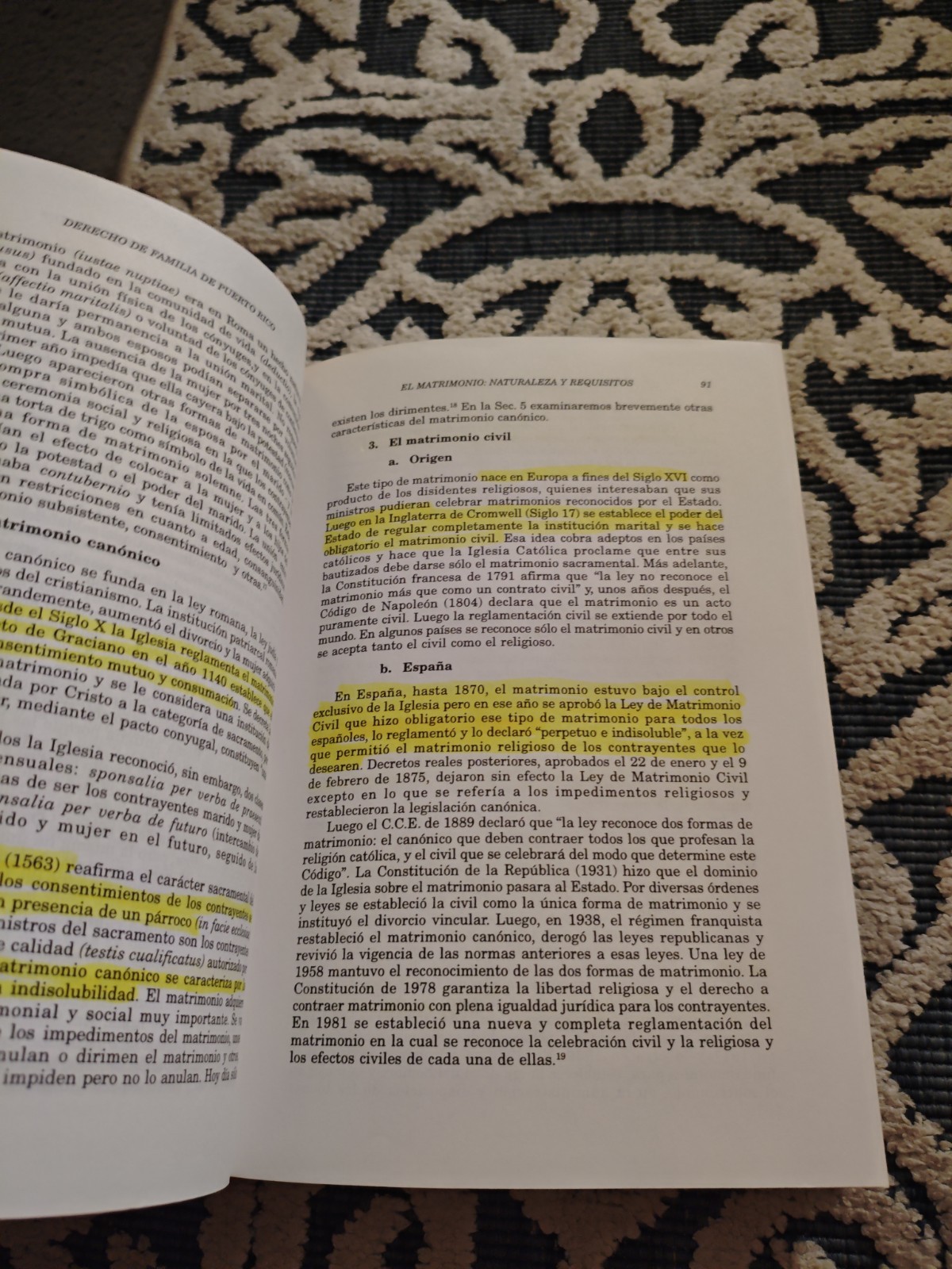 Derecho de familia de Puerto Rico y legislación comparada Oop Book Rare Low Pric