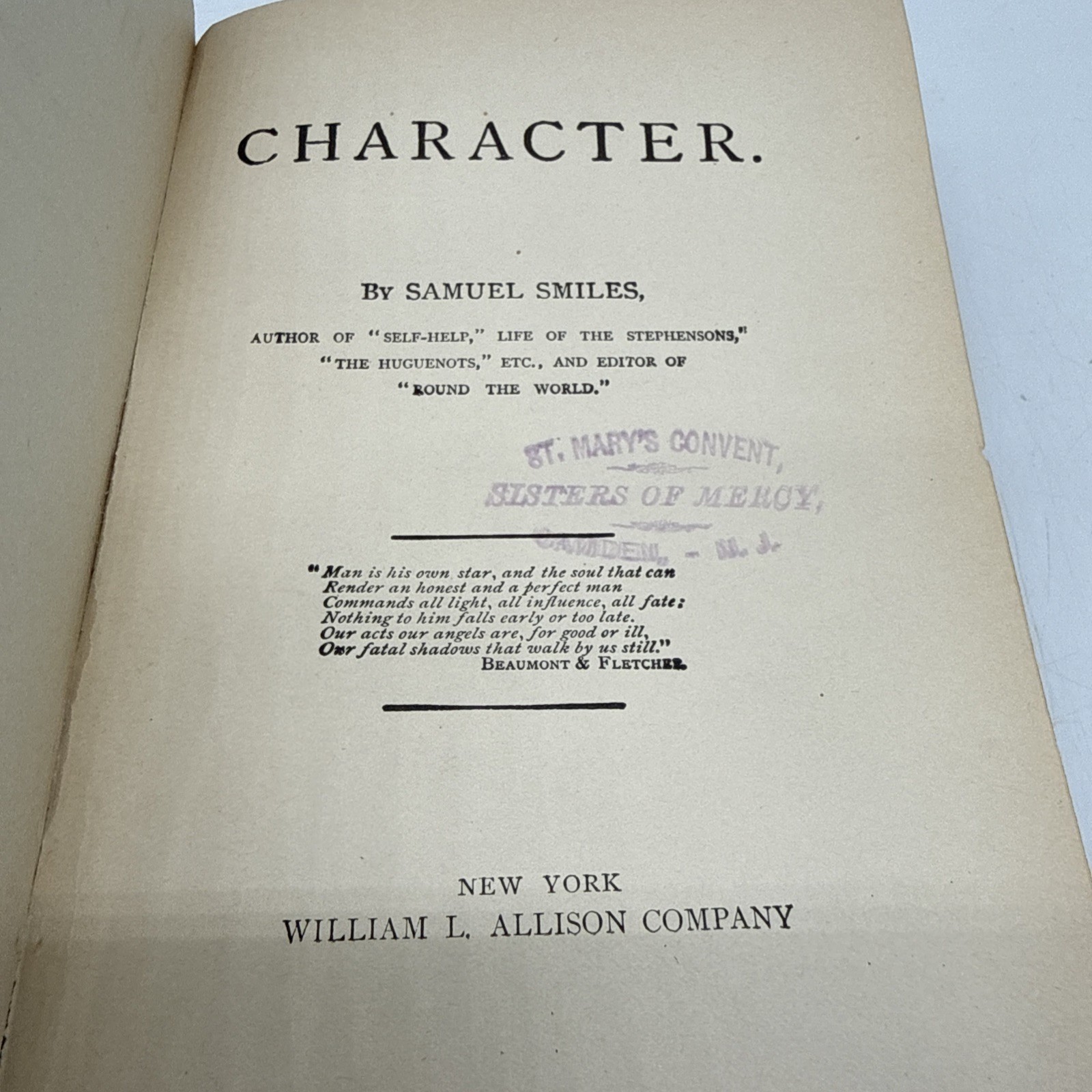 Vtg. Samuel Smiles Lot 4 Hardcover Books – Character, Thrift, Self Help, Duty