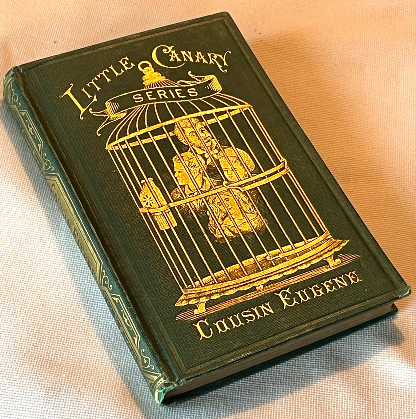 Little Canary Cousin Eugene 1873 Lee Shepard Victorian Juvenile Gilt Decor 1st