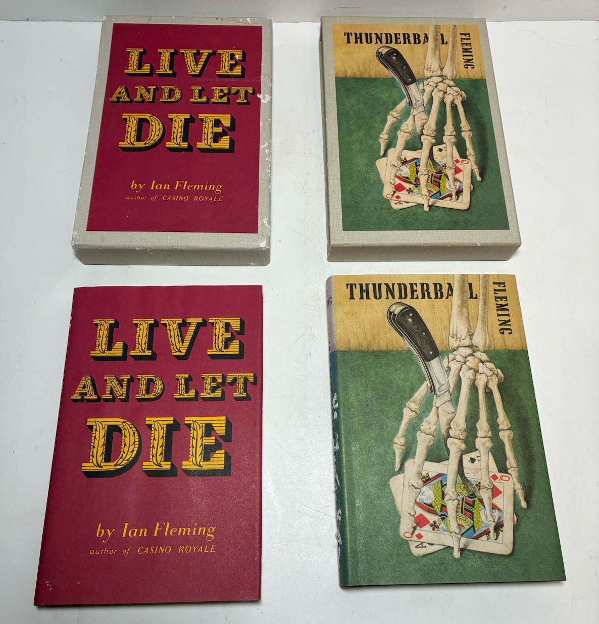 COMPLETE FACSIMILE SET OF IAN FLEMING’S 14 JAMES BOND NOVELS