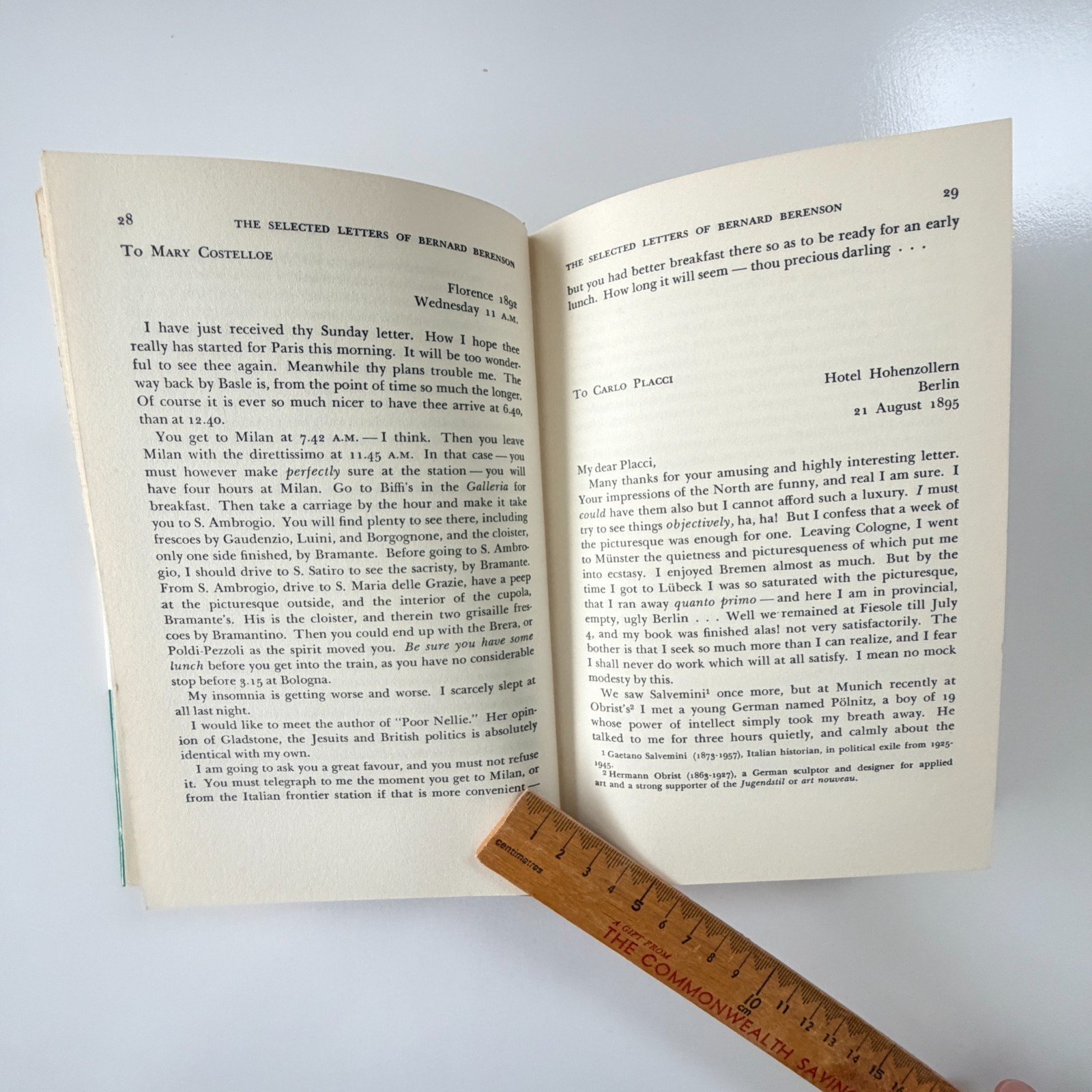 1965 The Selected Letters of Bernard Berenson by A.K. McComb hardcover with DJ