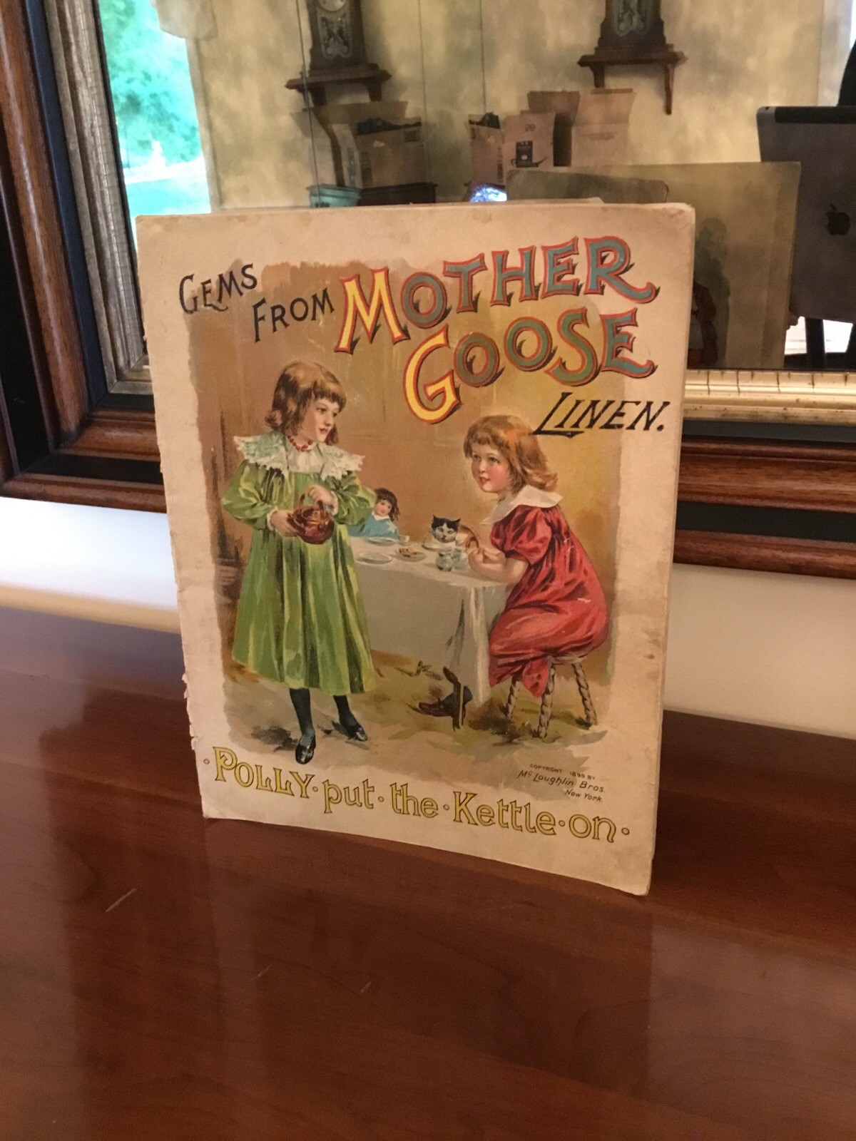 Vintage Books set of two little swan maidens and Mother Goose Late 1800s￼