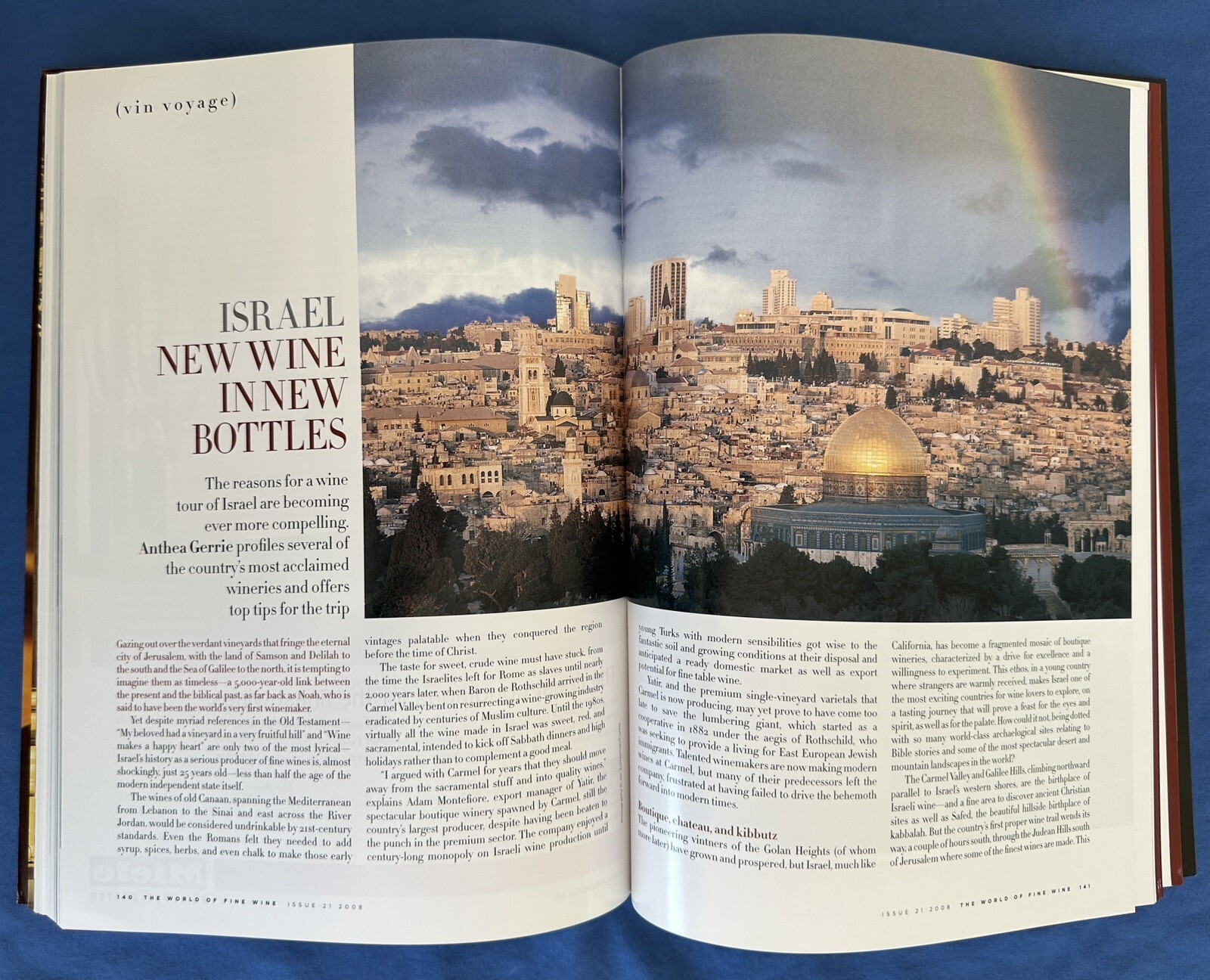 Issue 21 2008 World of Fine Wine Magazine Riesling Australia Brandy Pliny Israel
