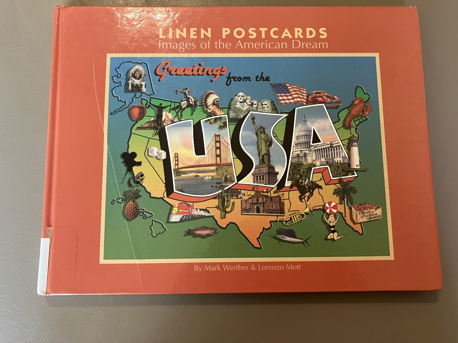 Linen Postcards Images of the American Dream, Mark Werther/Lorenzo Mott HC 2002
