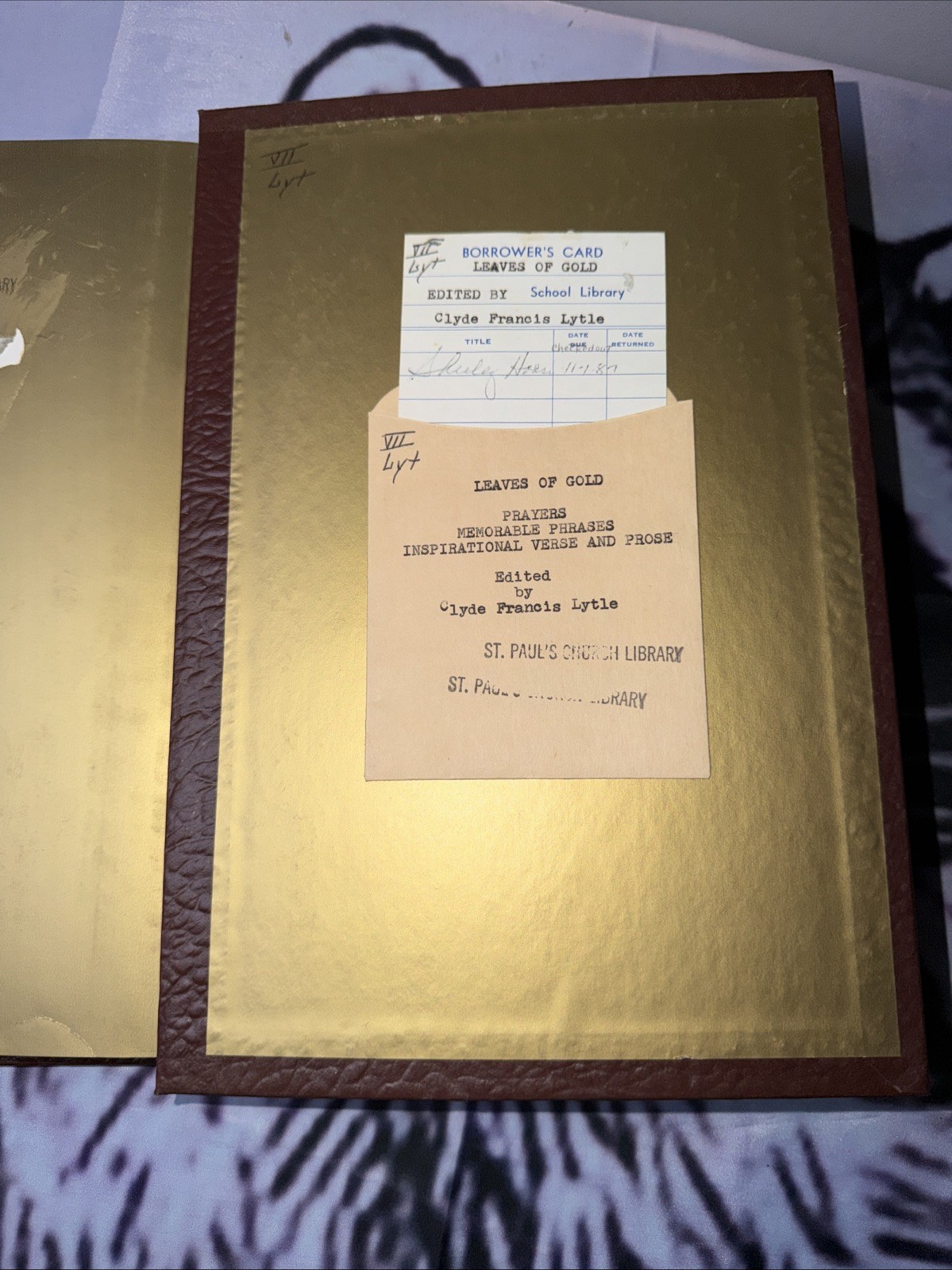 Leaves of Gold 1948 Revised Deluxe Edition – Leatherette Cord-Bound –