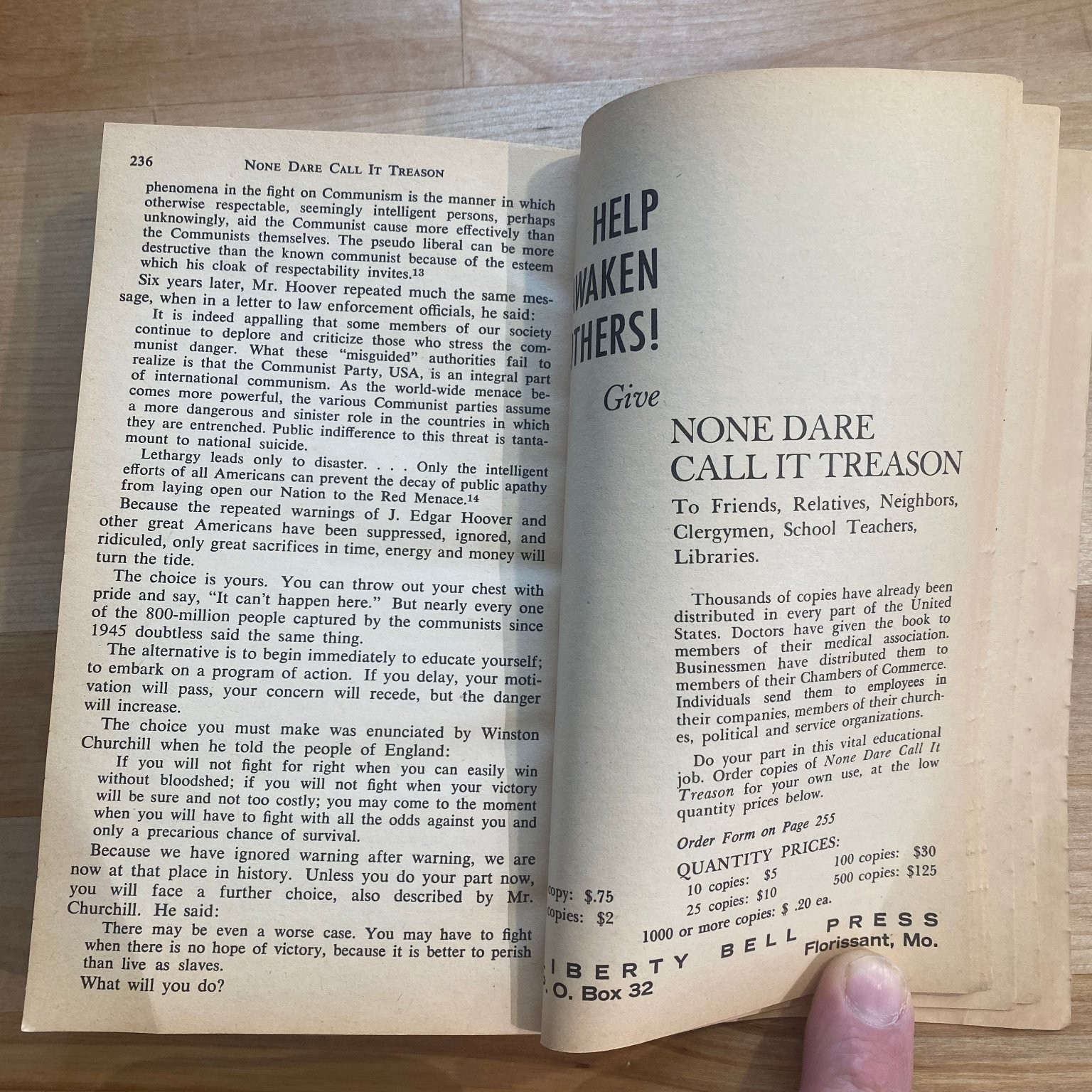 NONE DARE CALL IT TREASON John A. Stormer 1964 Anti-Communist Cold War