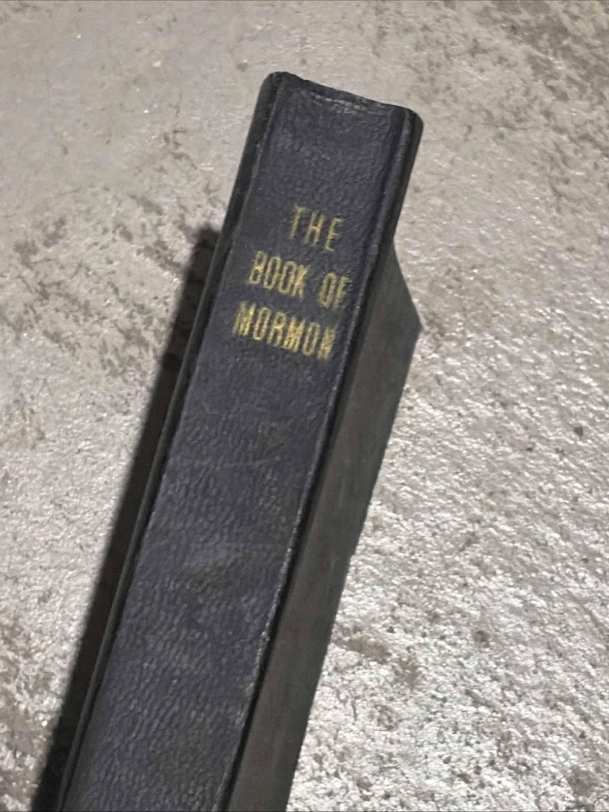 Vintage The Book Of Mormon Bonded Leather 1952 Utah USA