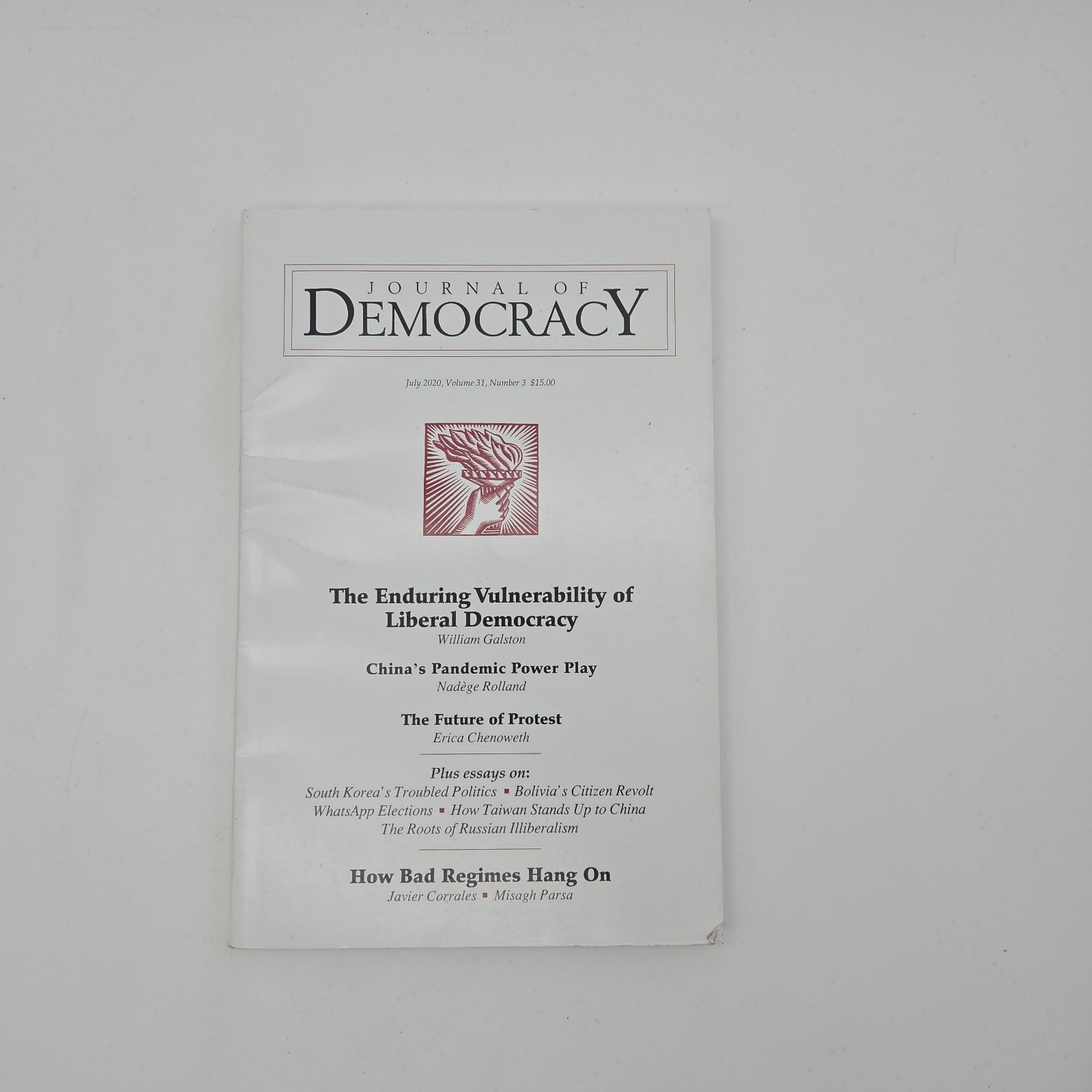 Journal of Democracy – Volume 31, July # 3 and October # 4