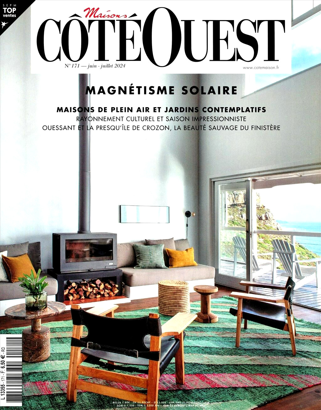 MAISONS COTE OUEST MAGAZINE #171 june/july 2024 | MAGNETISME SOLAIRE