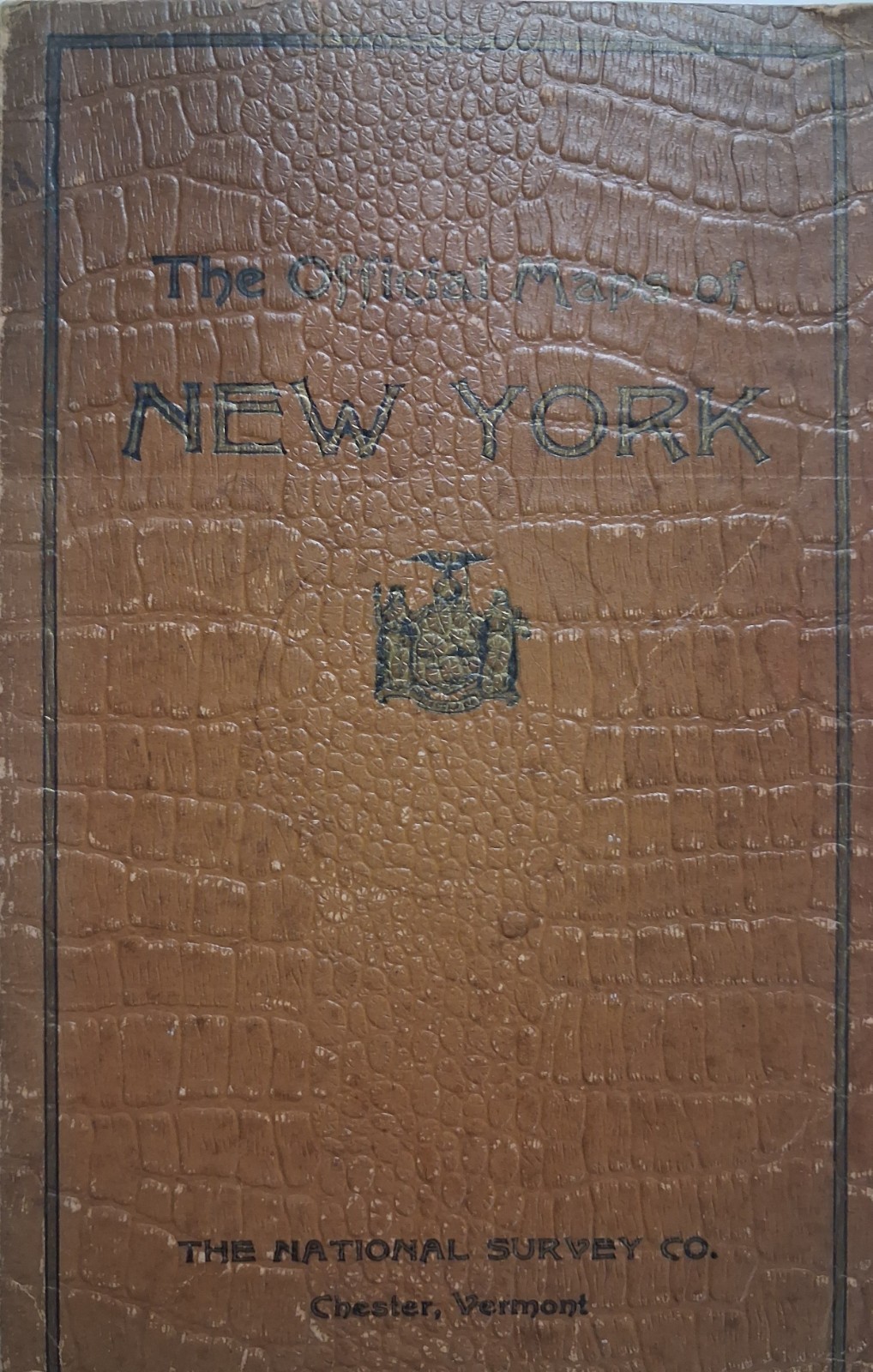 1920s The Official Maps Of NEW YORK antique book