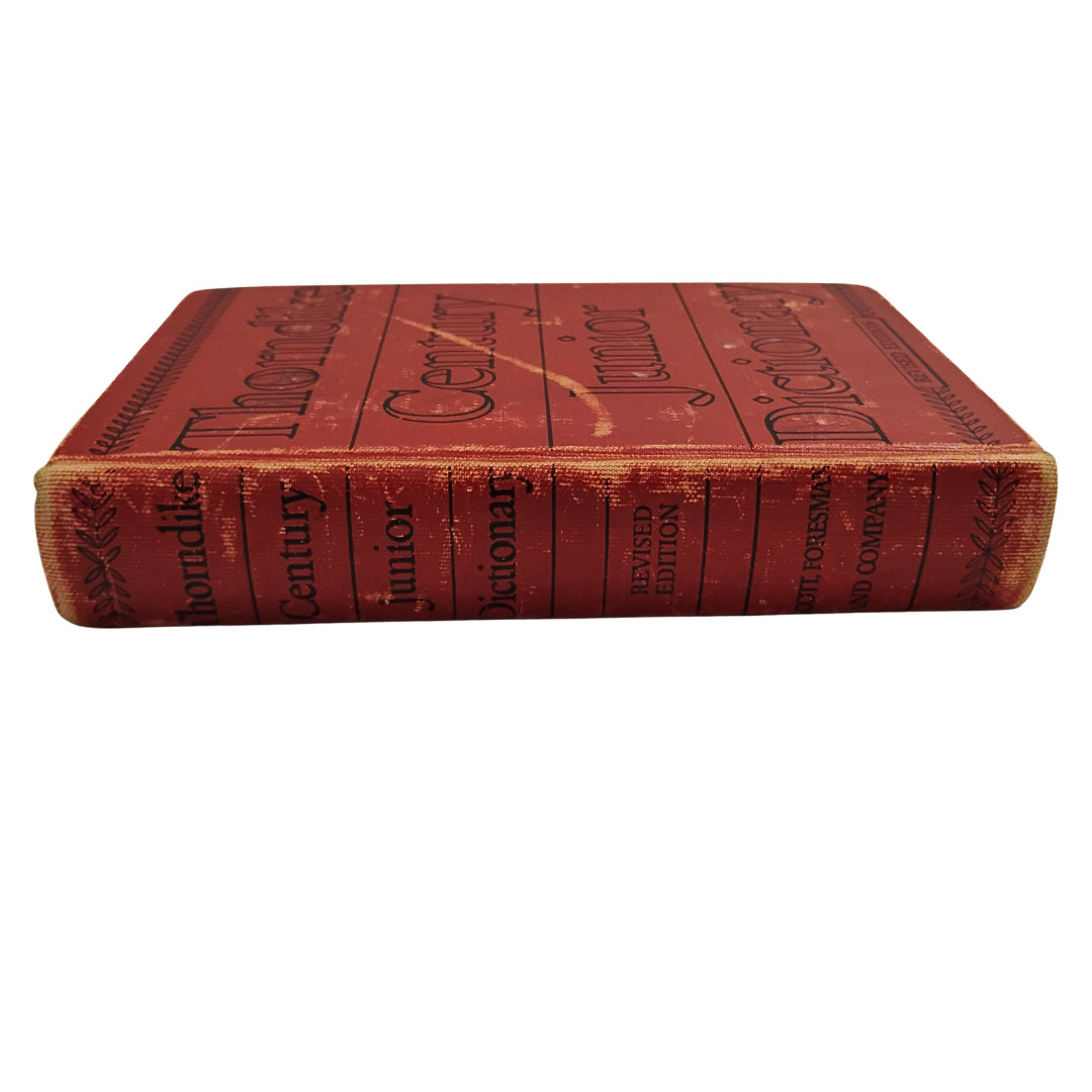 Rare Error – Mis-bound | 1942 Thorndike Century Junior Dictionary | Upside Down