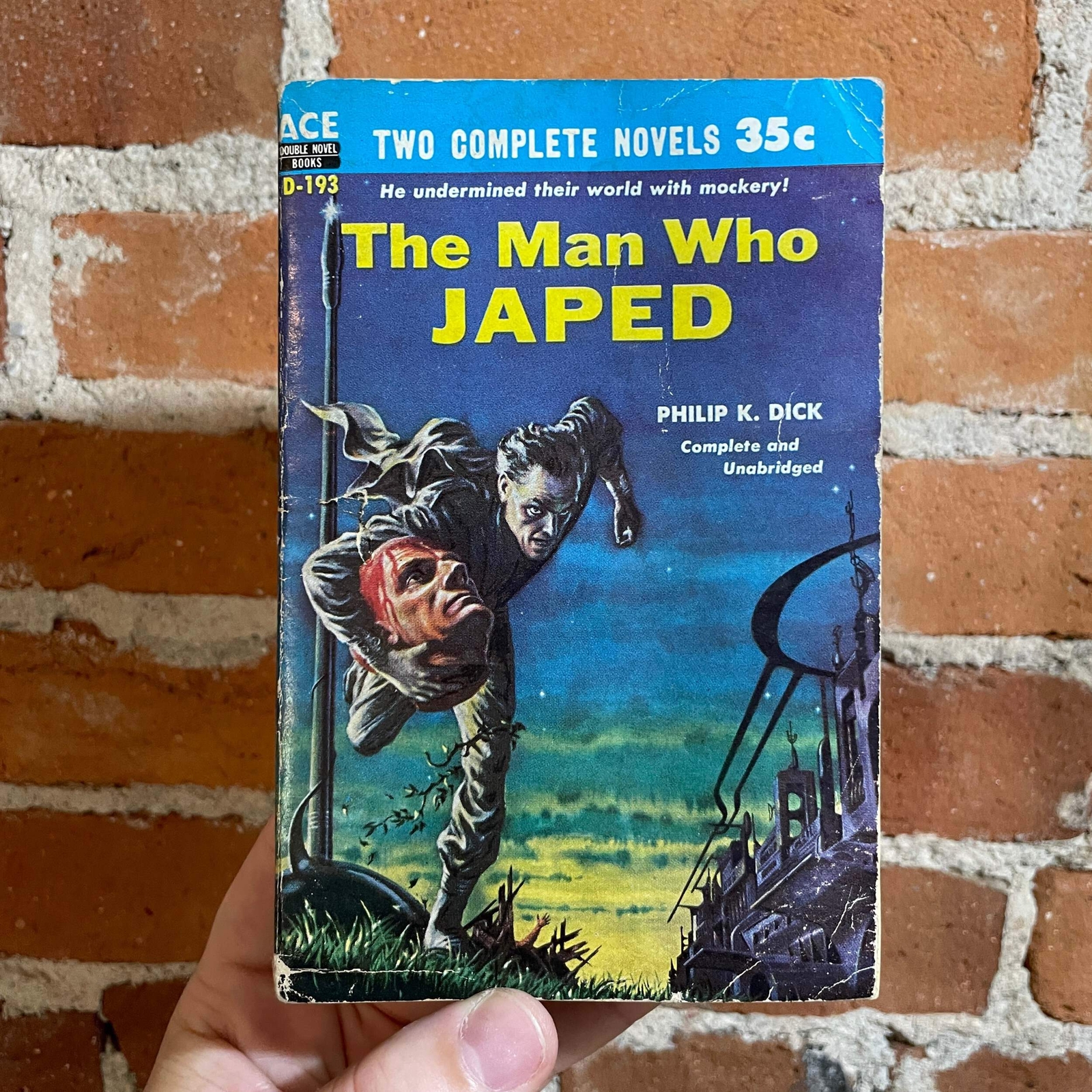 Ace Double Phillip K Dick – The Man Who Japed EC Tubb Space Born D-193 paperback