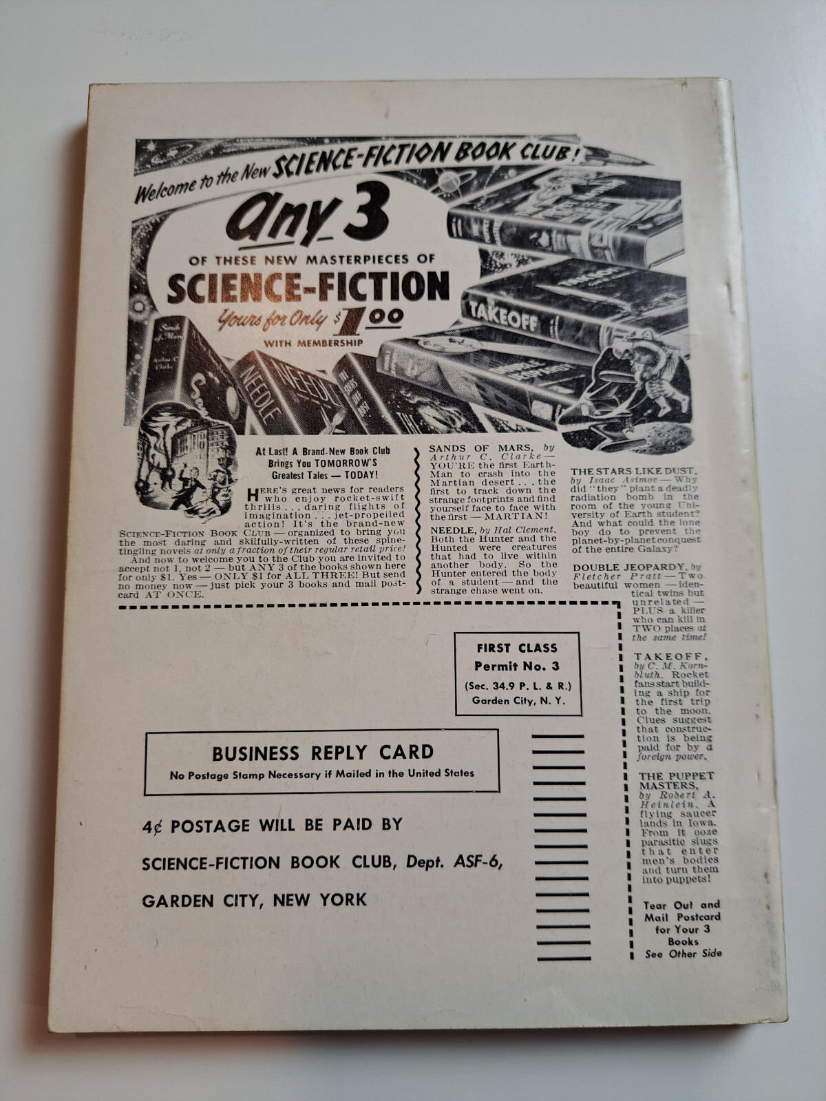 Philip K. Dick story 1st pub “Imposter” Astounding Science Fiction Jun 1953