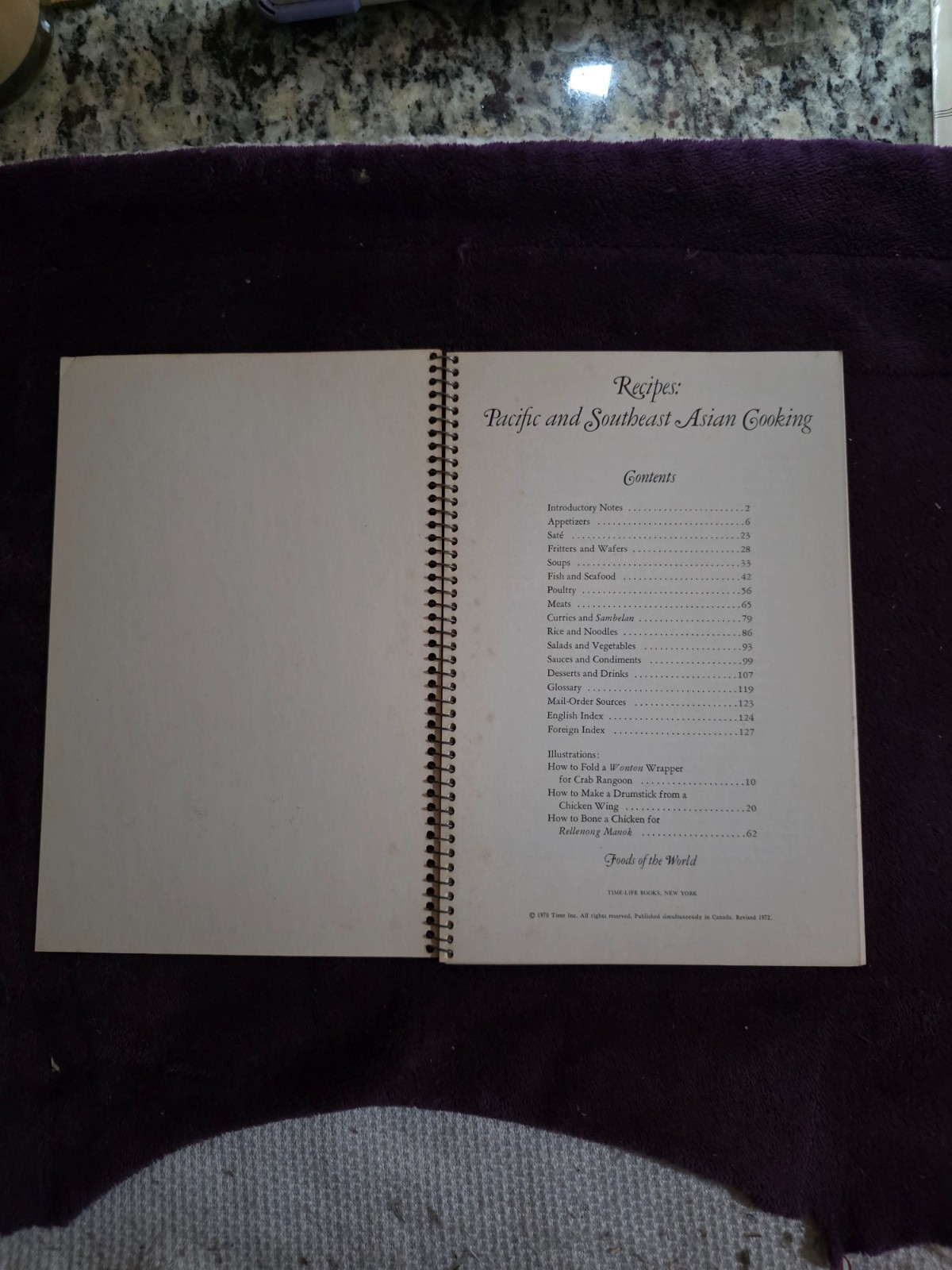 LOT 9 Time Life Foods of the World Recipes Cookbook Spiral Bound Vintage 1968-71