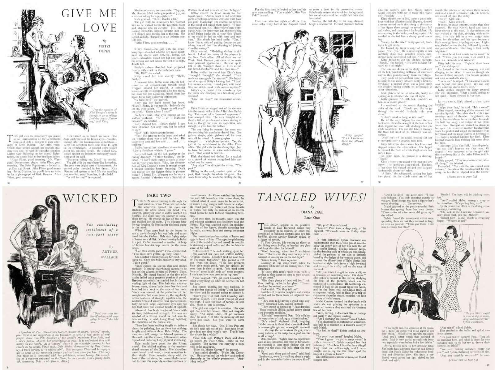 Spicy Stories – Daring Risqué Saucy Racy Naughty & Sexy – 9 Old Issues on DVD