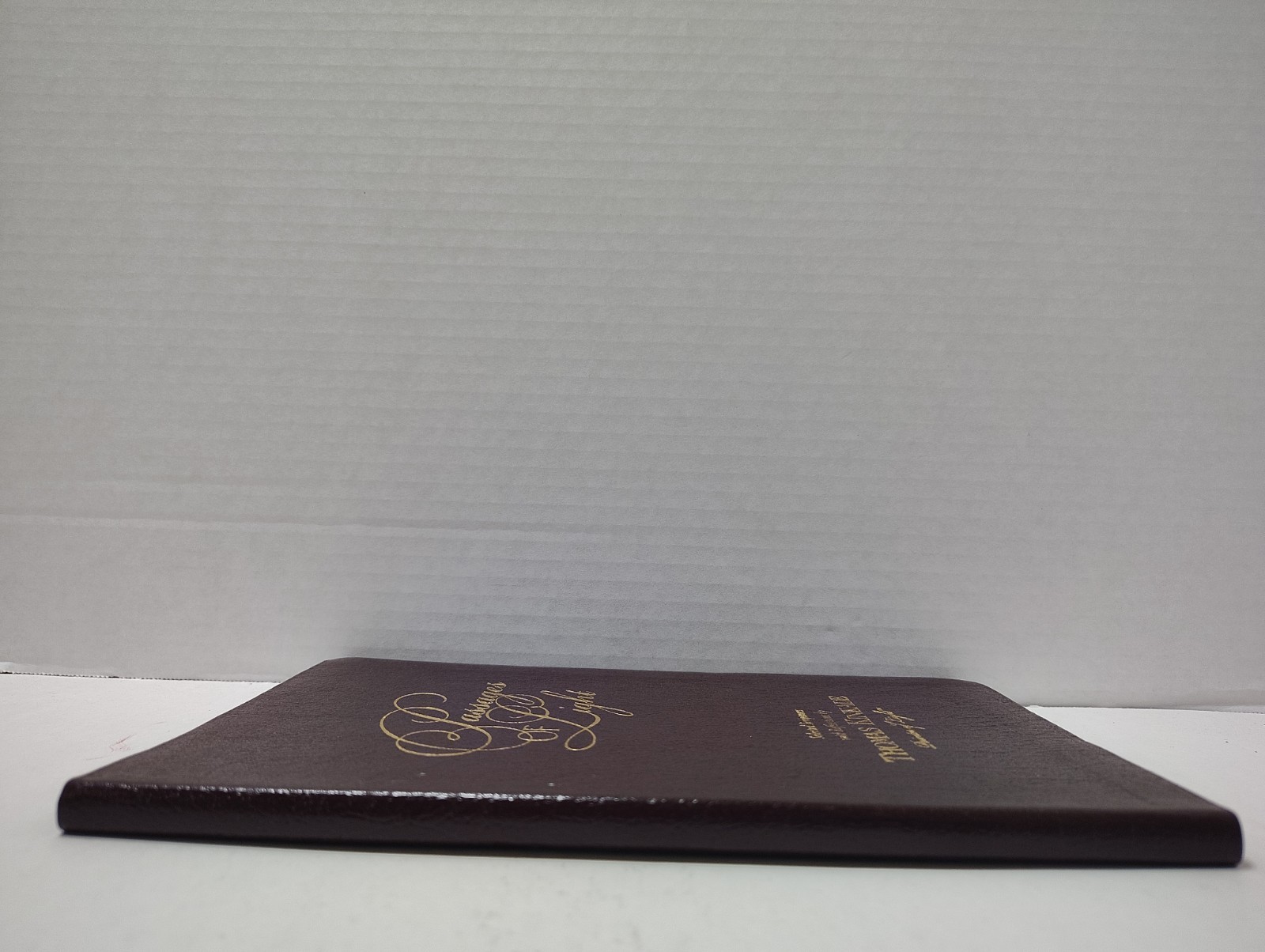 PASSAGES OF LIGHT Bonded Leather Book 1998 Thomas Kinkade Selected Scriptures