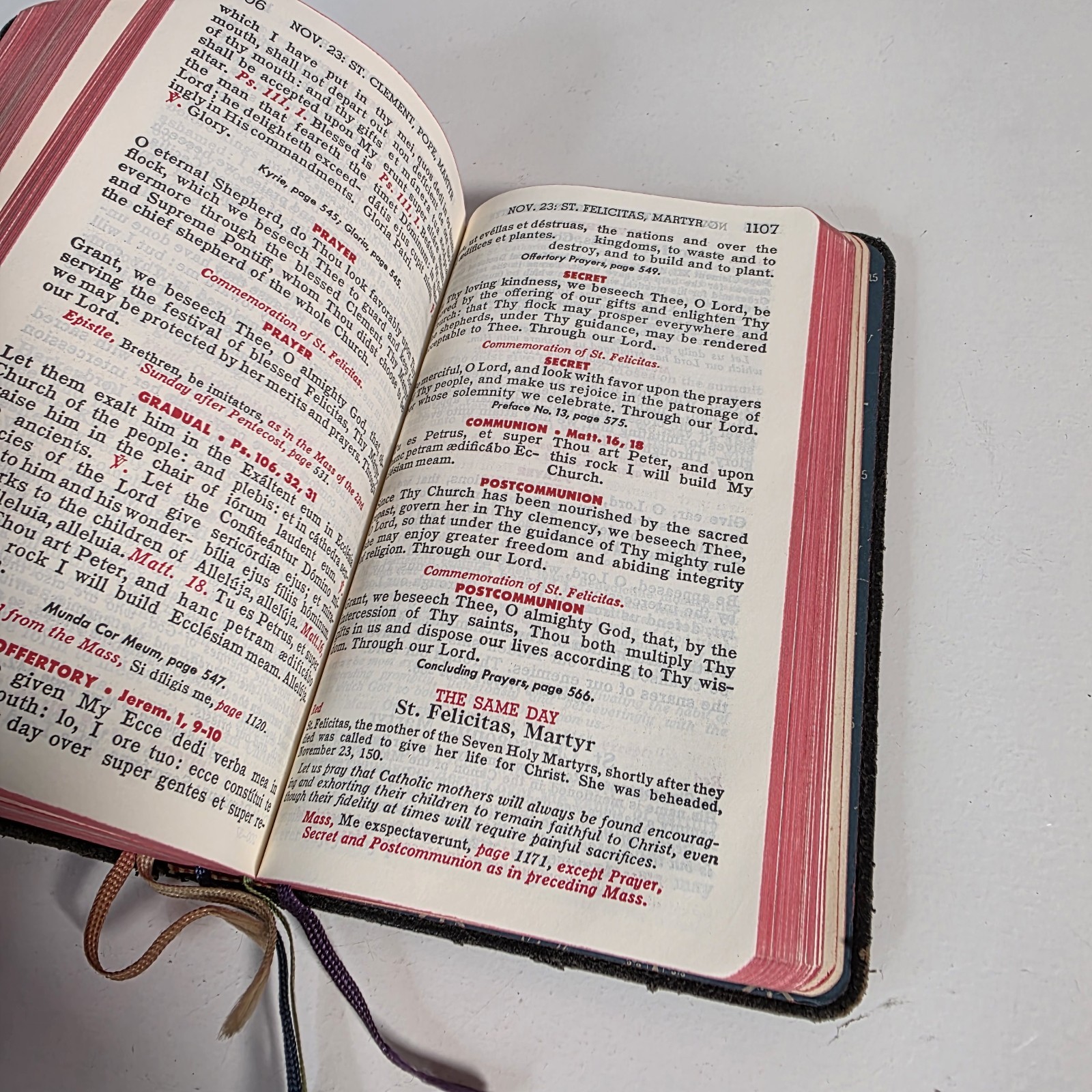 Saint Mary My Everyday Missal And Heritage New York Benziger Brothers Catholic