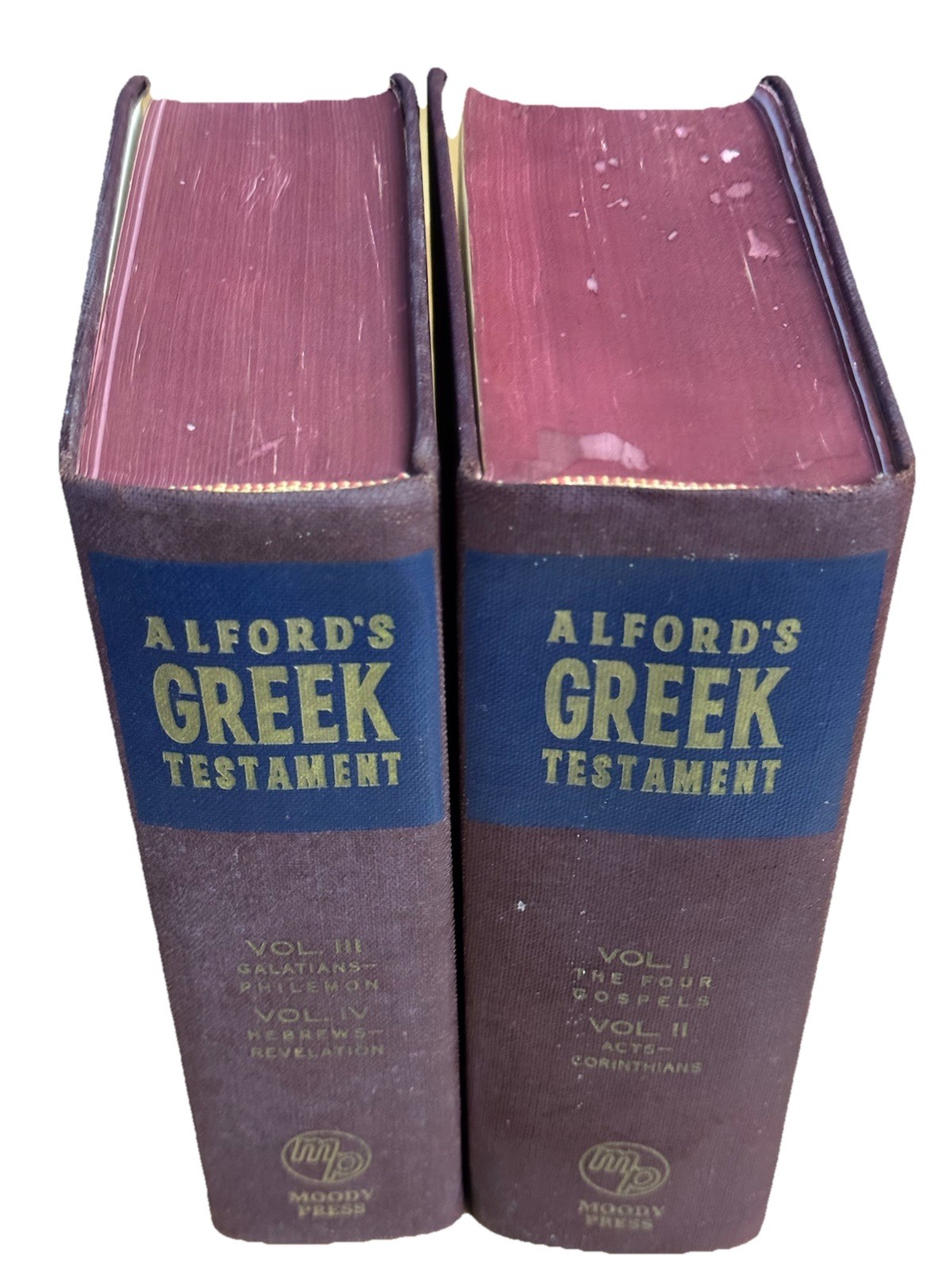The Greek Testament, Henry Alford. 4 Volumes In Two Books Vintage Faith