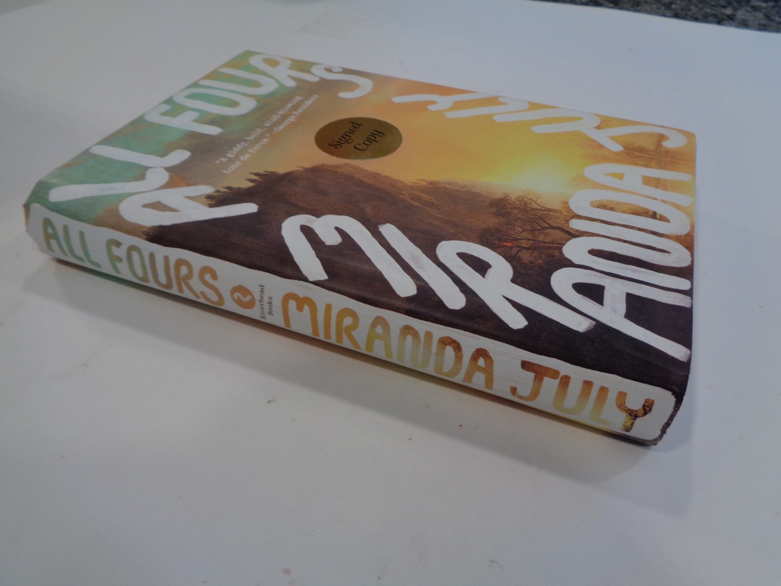 All Fours: A Novel by Miranda July (2024, Hardcover) SIGNED 1st Print NICE!!