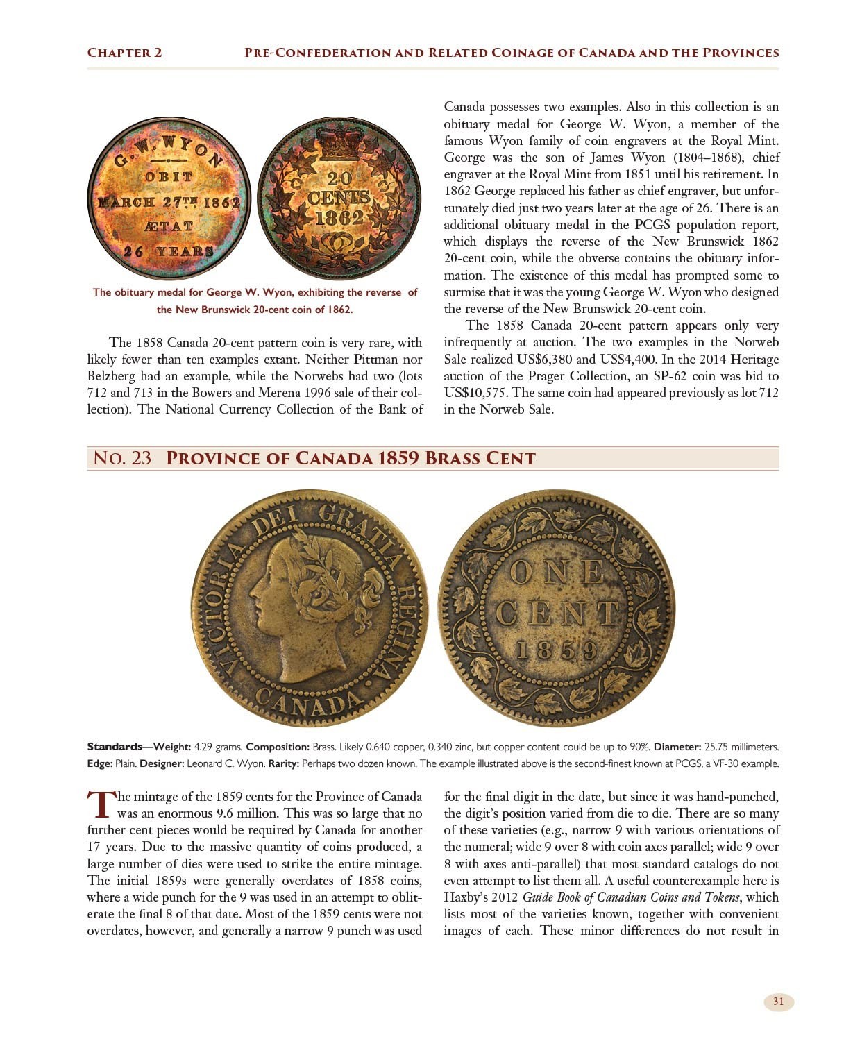 Whitman 100 Greatest Canadian Coins and Tokens – Harvey Richer – Hardcover -NEW