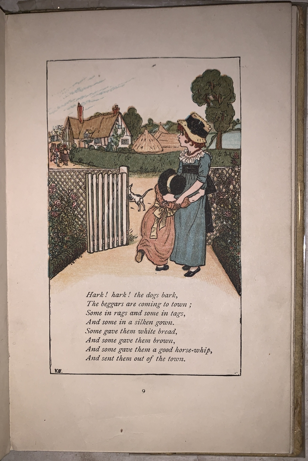 MOTHER GOOSE, ILLUSTRATED by KATE GREENAWAY, FREDERICK WARNE, c.1900, CHILDRENS