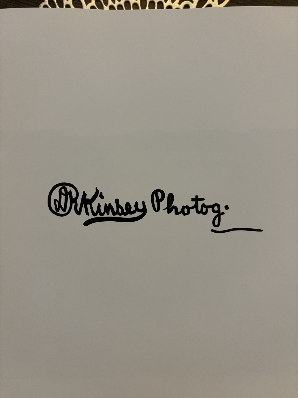 Kinsey Photographer, 1995 Hardcover, Deluxe Edition, 2 volumes in 1