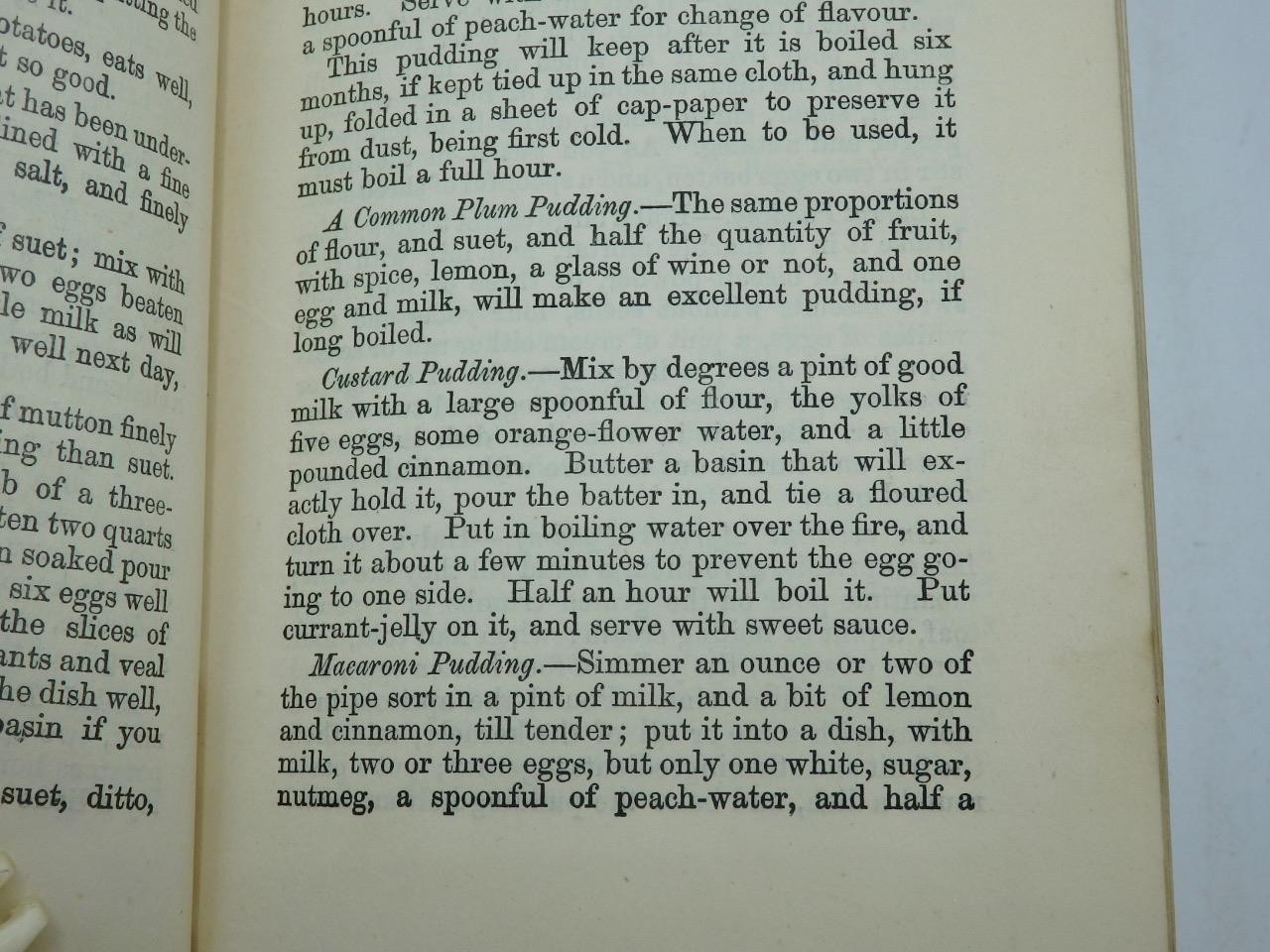 Antique c1870 EVERY FAMILY’S COOKERY BOOK By an Experienced Victorian Cook