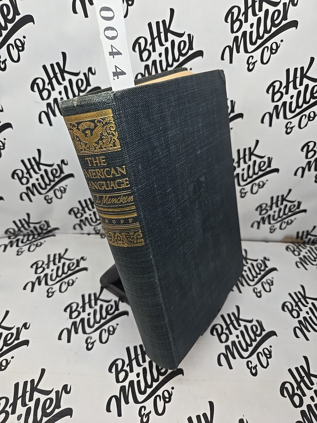 The American Language By H. L. Mencken Fourth Edition 1937 Alfred A Knopf HC