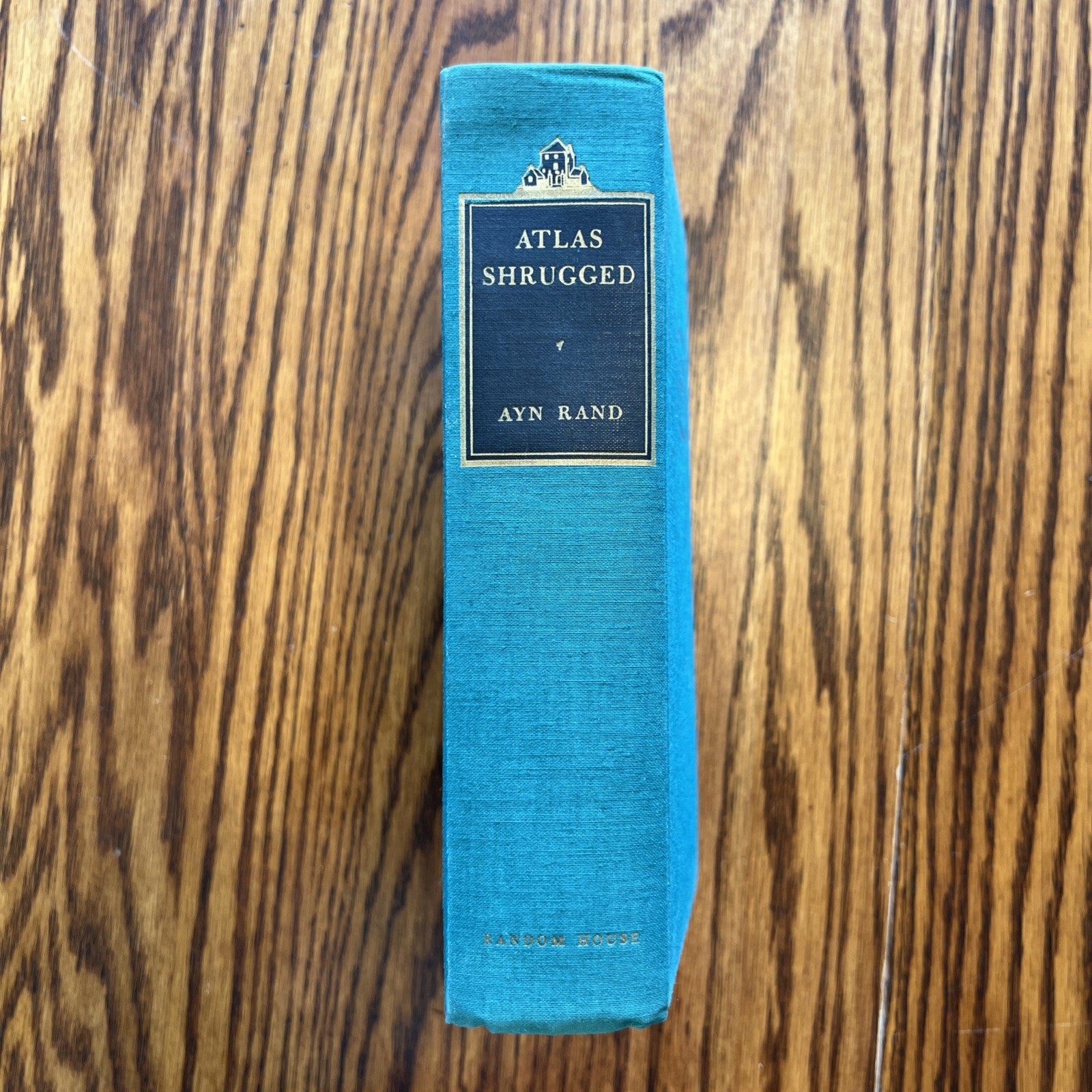Atlas Shrugged A Novel Ayn Rand 1st Ed 2nd Printing Hardcover Book w/ DJ *Flaws*