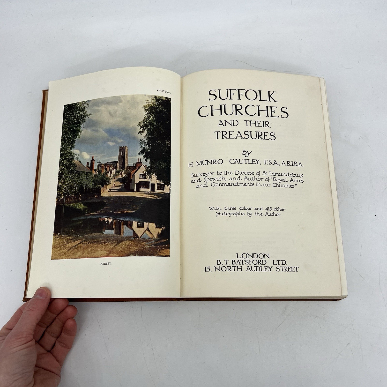 Suffolk Churches And Their Treasures By H Munro Cautley Illustrated 1938
