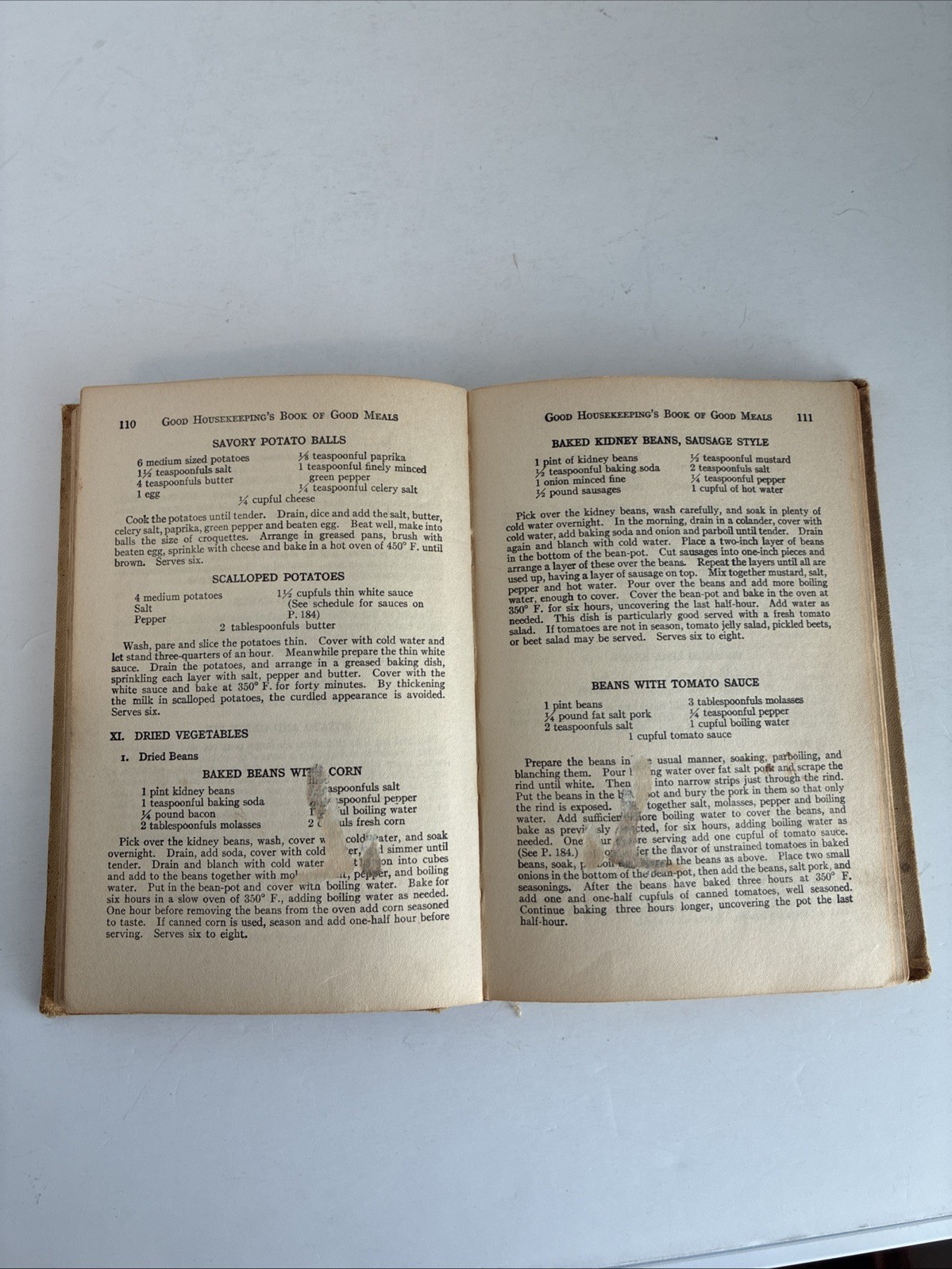 VINTAGE Good Meals and How to Prepare Them Good Housekeeping 7th Edition 1929