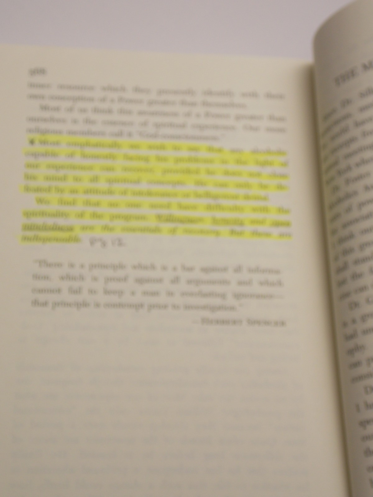 Alcoholics Anonymous, Large Print 4th Edition- 2014, 19th