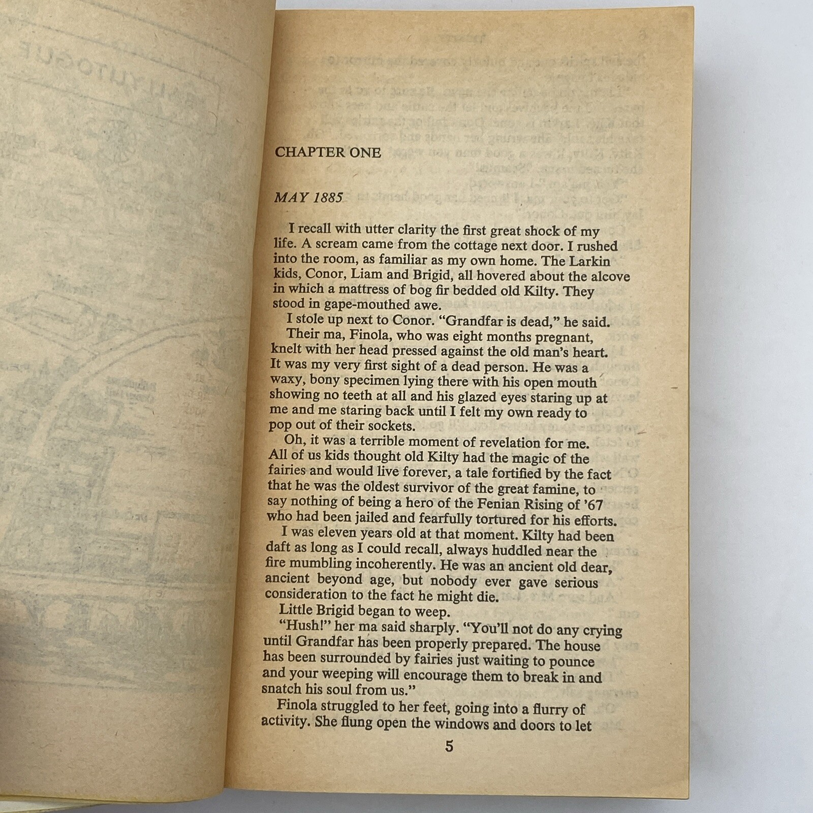 Trinity A Novel of Ireland Leon Uris Vintage 1977 Bantam PB Great Famine