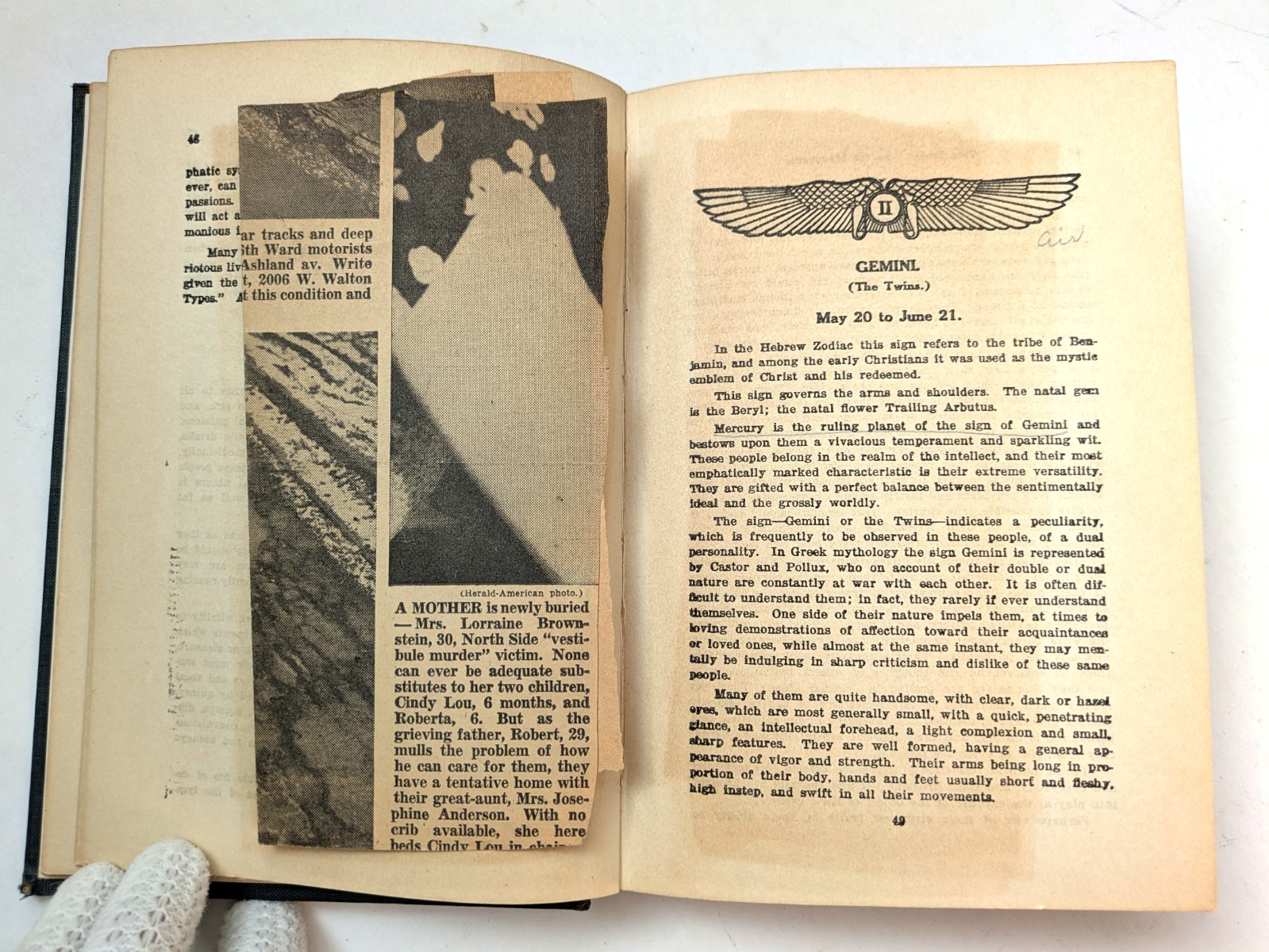 A.F. Seward Zodiac and Its Mysteries 1923 Antique Occult Astrology + Rare Flyers
