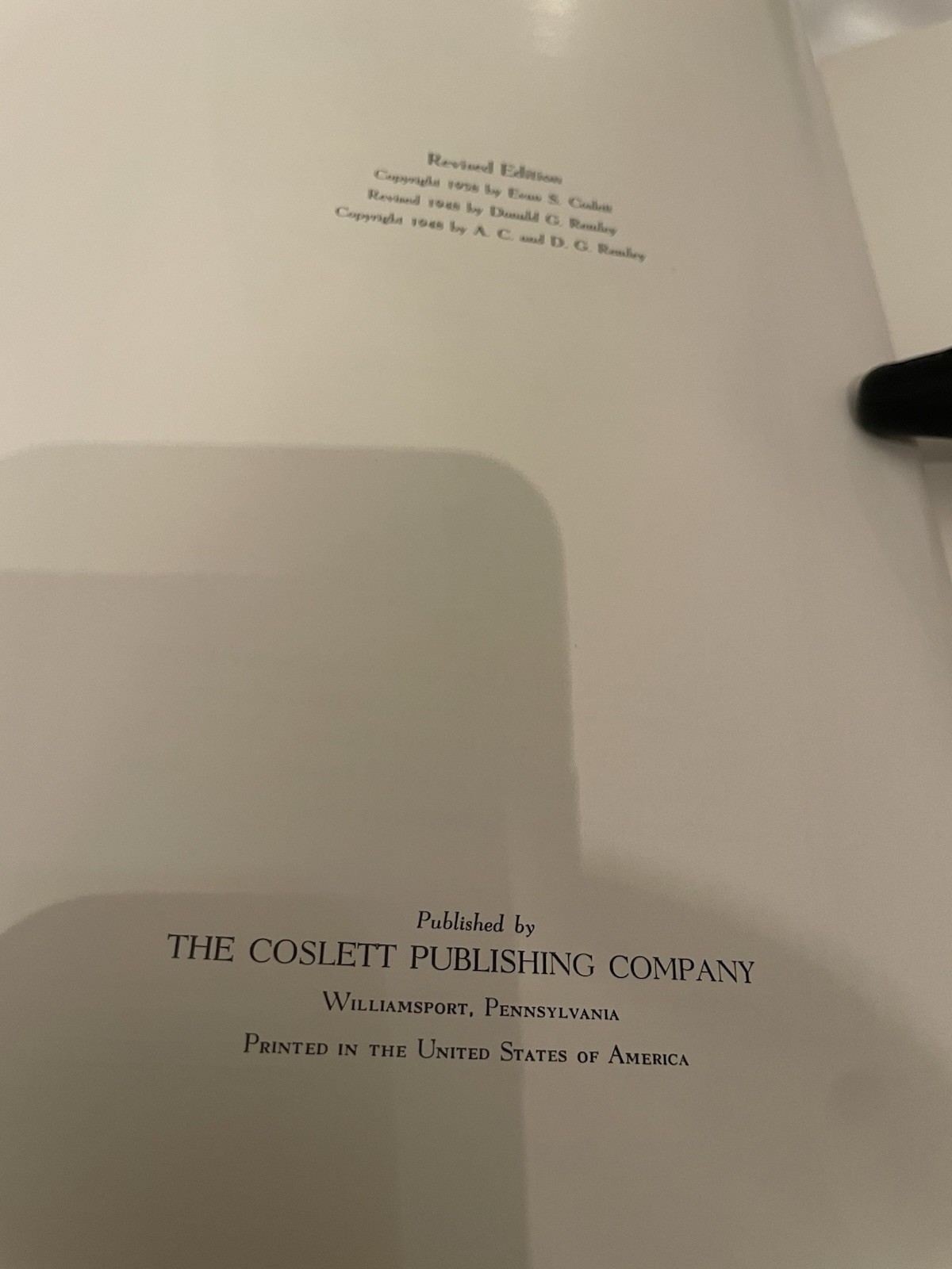VTG Leaves Of Gold Hard Copy Book Revised Edition COSLETT PUBLISHING COMPANY