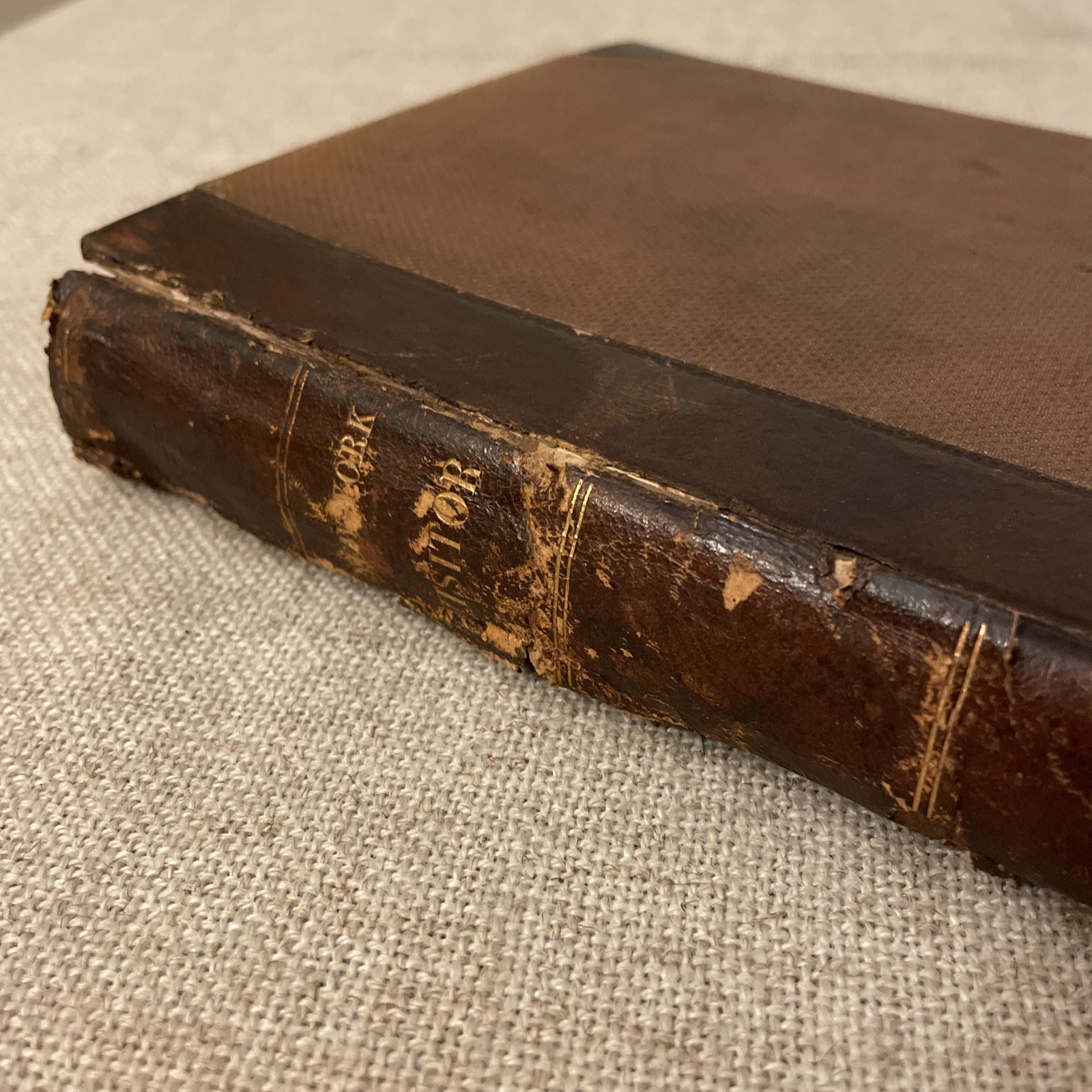 The New York Visitor And Lady’s Album July 1842 To June 1843 Leather Color Eng.