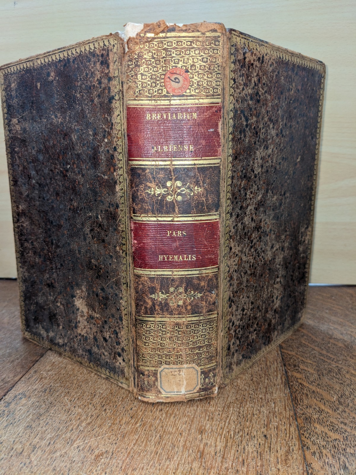 antique book – Brevarium Albiense – Pars Hyemalis – 1764