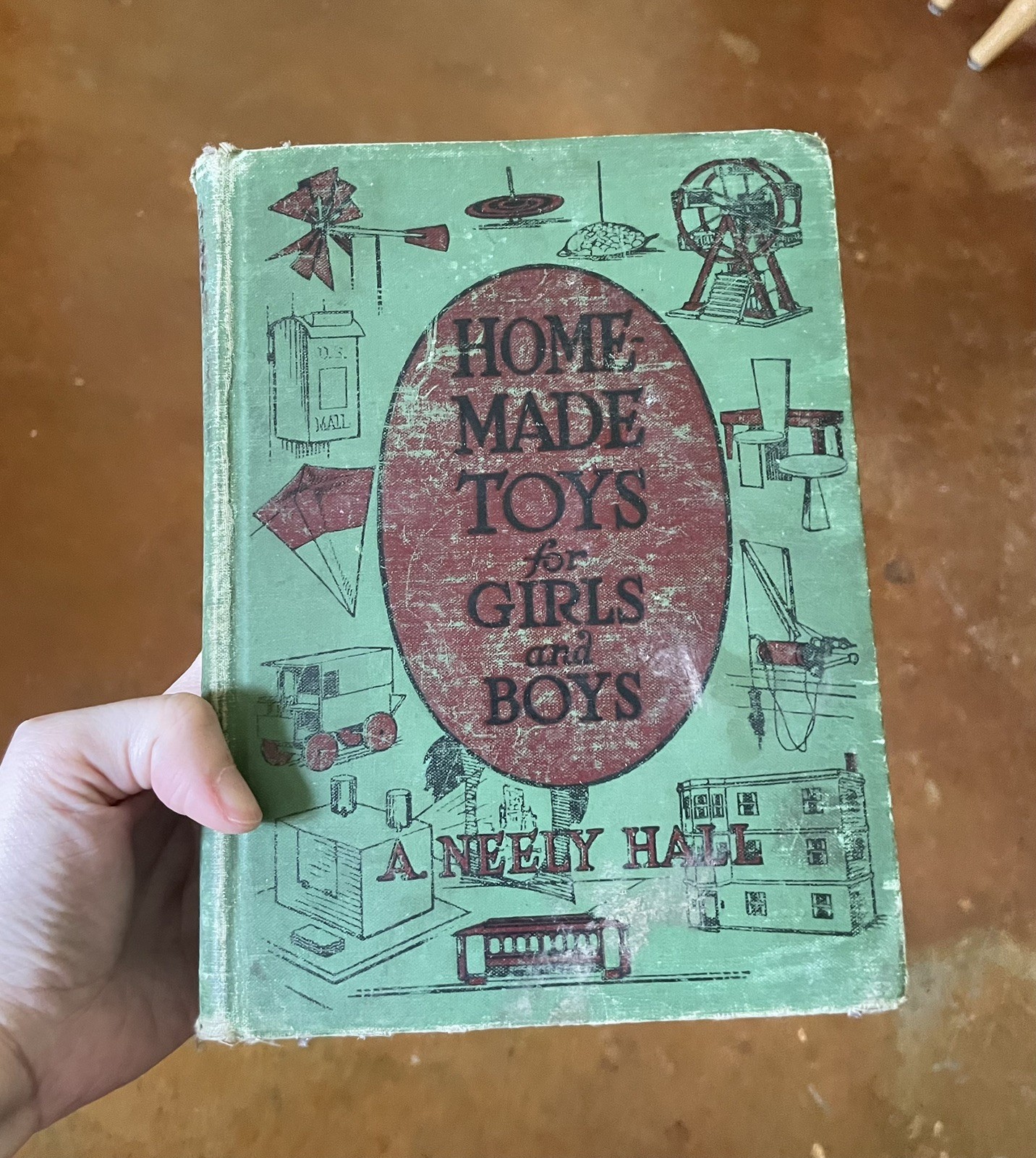 Home Made Toys for Girls & Boys Hall Vintage Rare Book