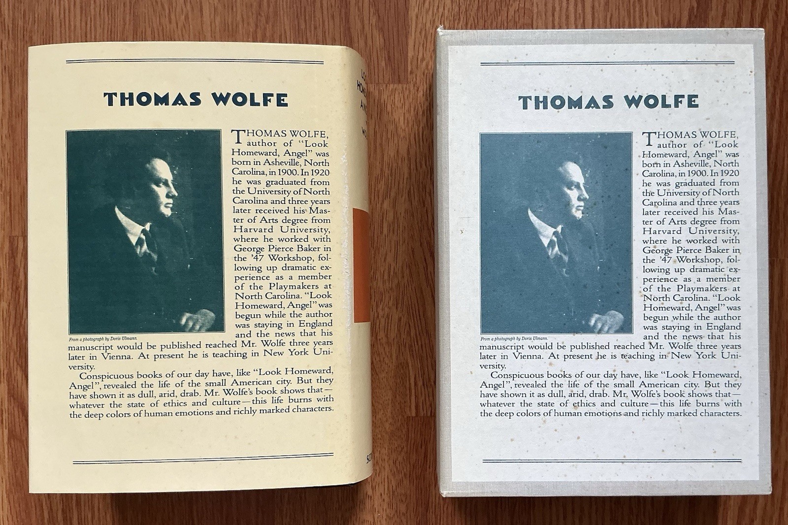 Look Homeward Angel THOMAS WOLFE 1st Edition FEL Facsimile Book HCDJ Slipcase