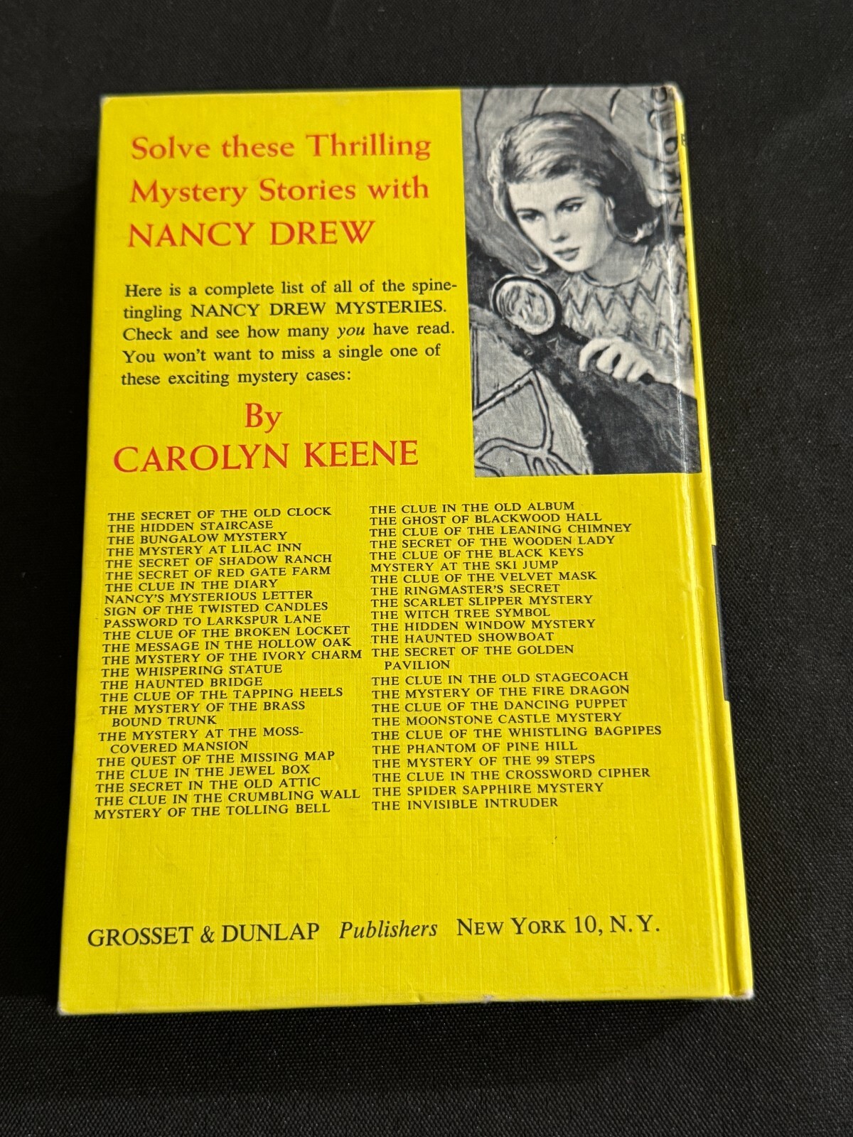 NANCY DREW #03: THE BUNGALOW MYSTERY by Carolyn Keene 1969A 82nd Printing