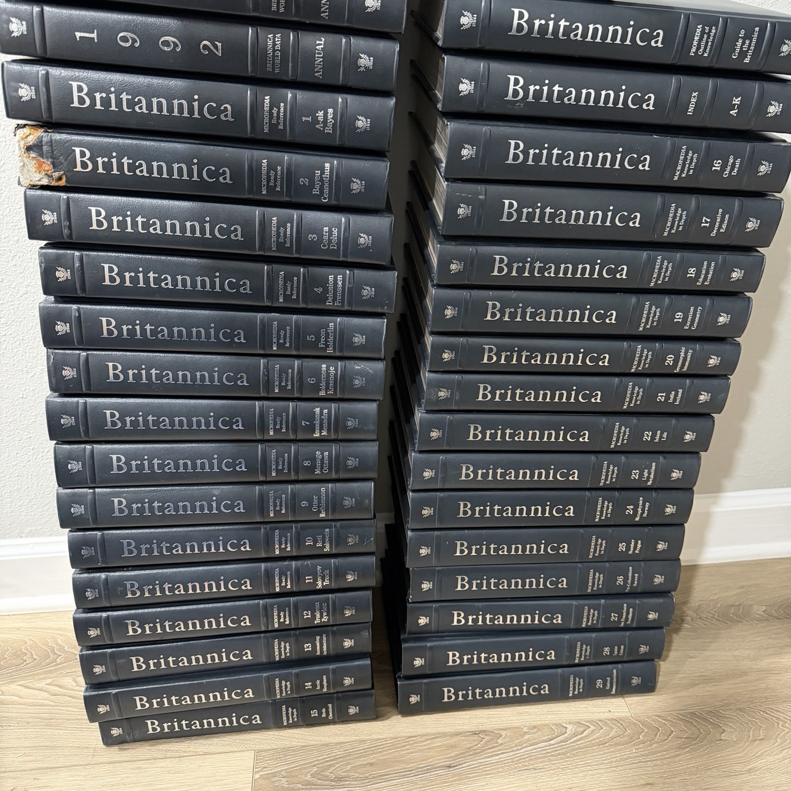 Encyclopedia Britannica Vols 1-29 – 1992 Edition Leather