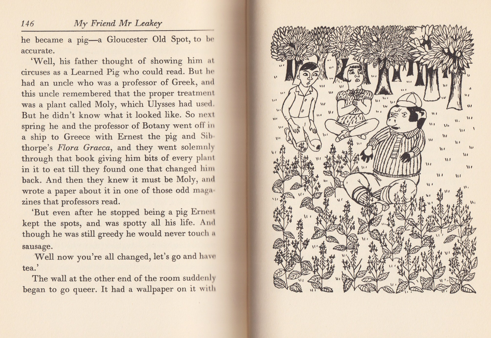 MY FRIEND MR LEAKEY (1938) JBS HALDANE, LH ROSOMAN ILLUS. 1ST HARPER EDITION